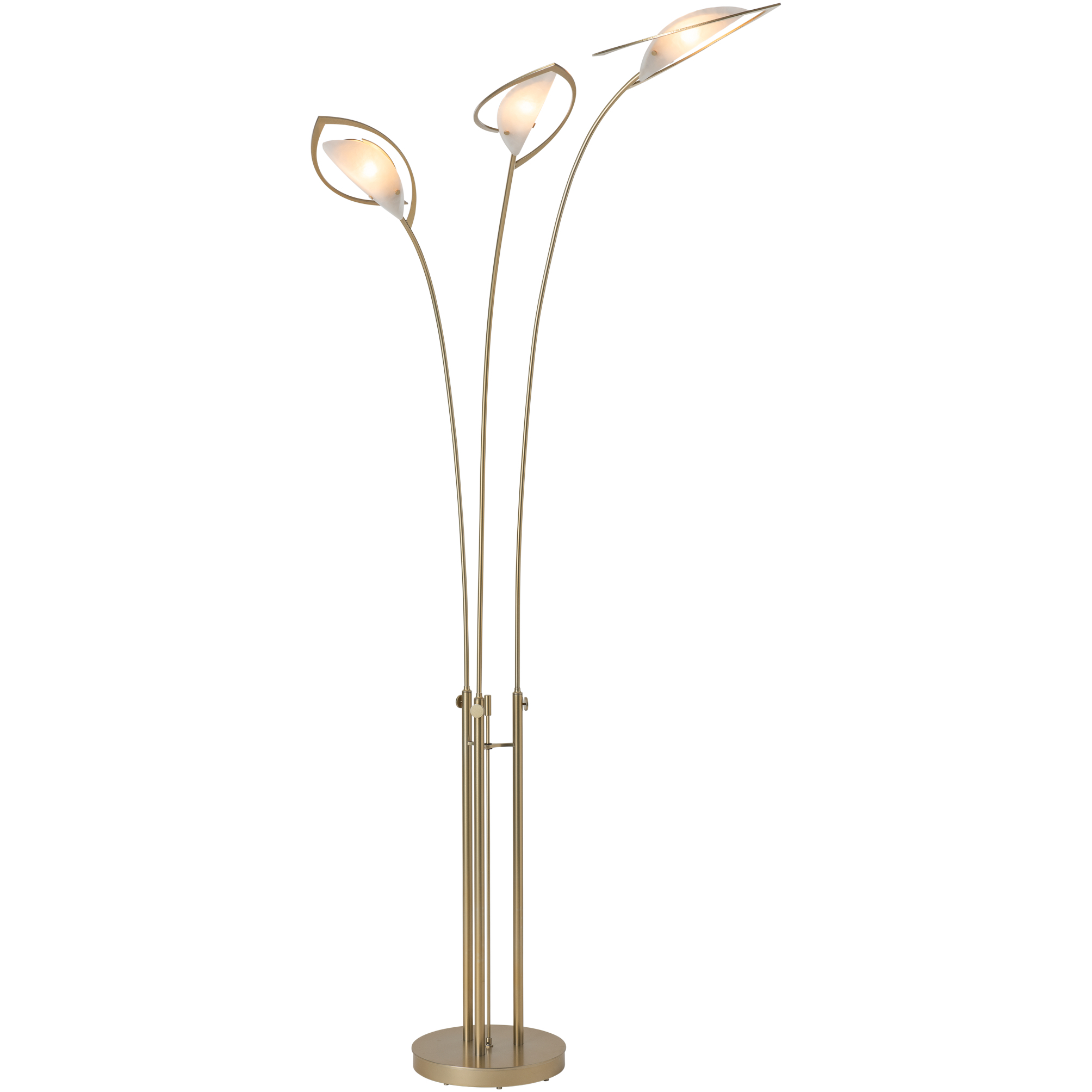 Aerial 79.4 inch 60.00 watt White Torchiere Portable Light