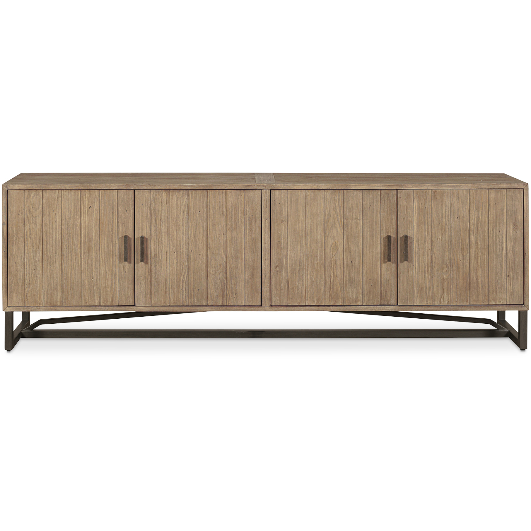 Sierra 79 inch Brown Media Unit