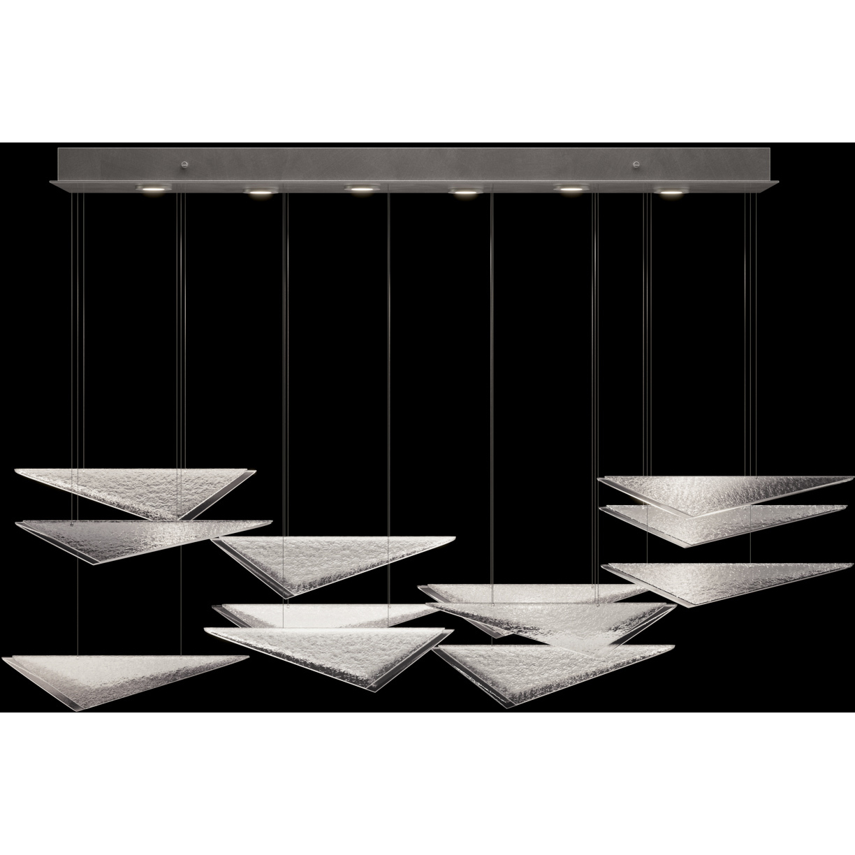 Volo 6 Light 58 inch Silver Pendant Ceiling Light