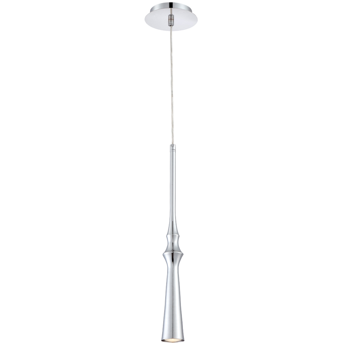 Cani 1 Light 2.25 inch Chrome Pendant Ceiling Light