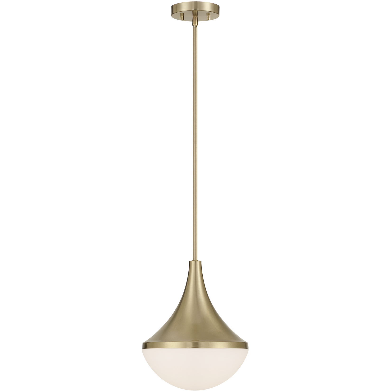 Ogdon 1 Light 12 inch Noble Brass Pendant Ceiling Light
