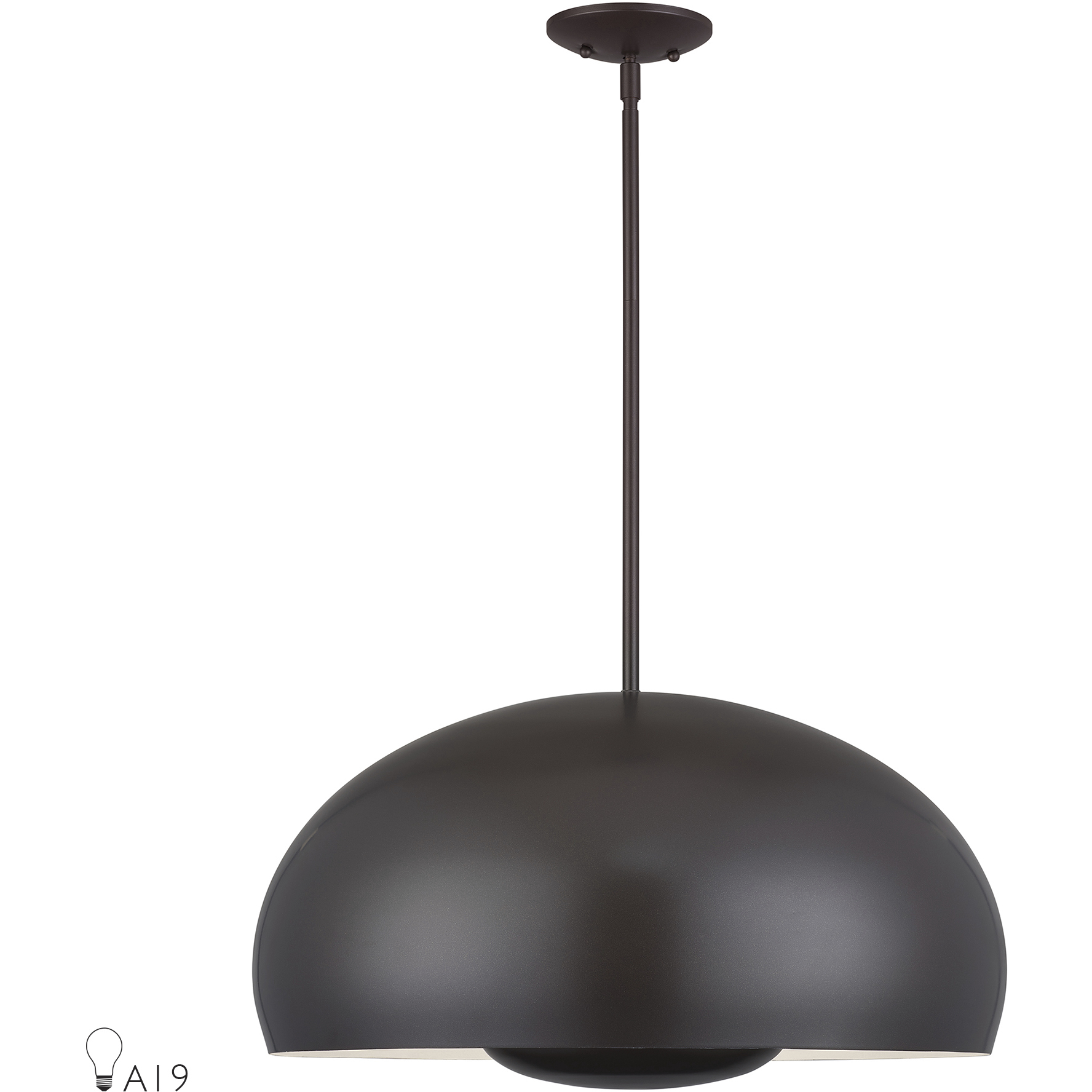 Domma 4 Light 22.5 inch English Bronze Pendant Ceiling Light