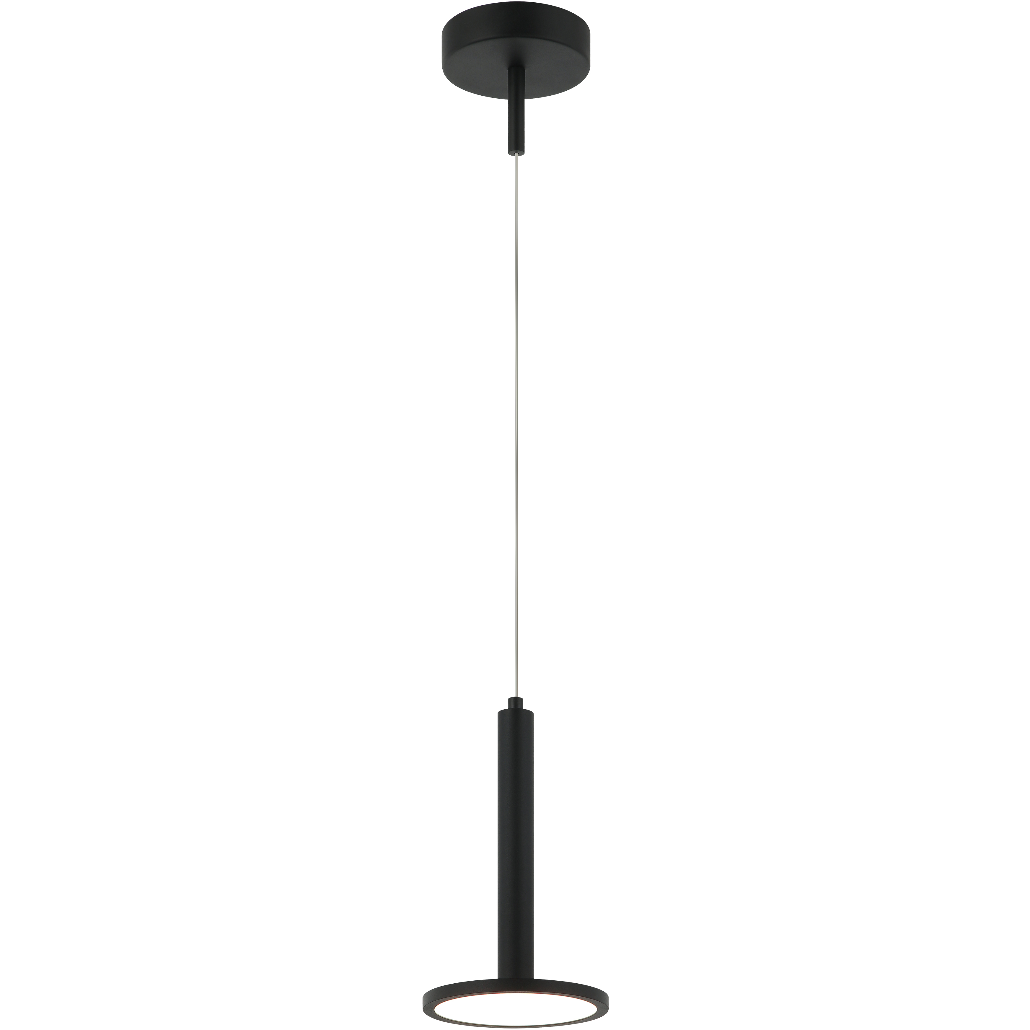 Extraterrestrial LED 5.88 inch Matte Black Pendant Ceiling Light