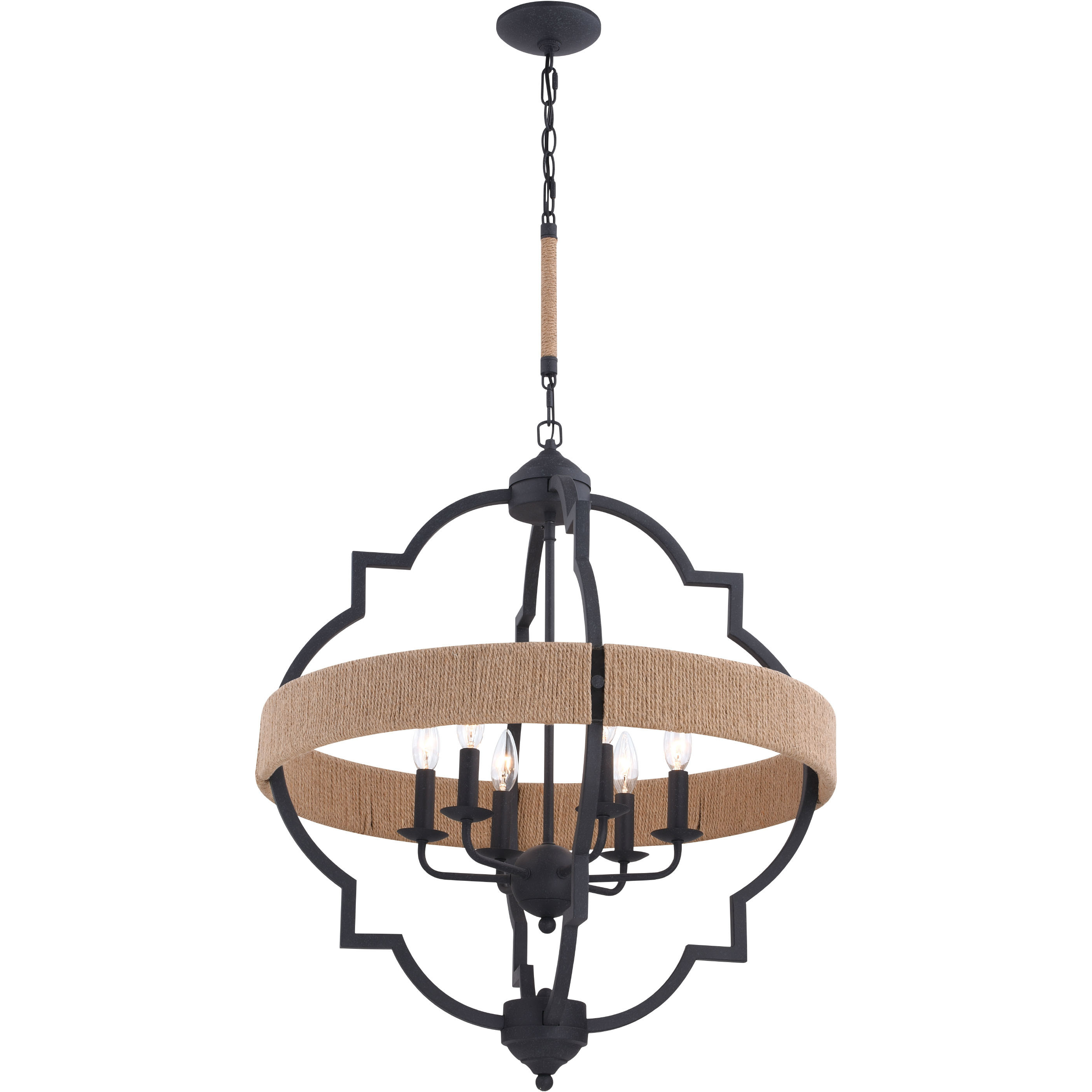 Beaumont LED 25 inch Textured Gray Pendant Ceiling Light