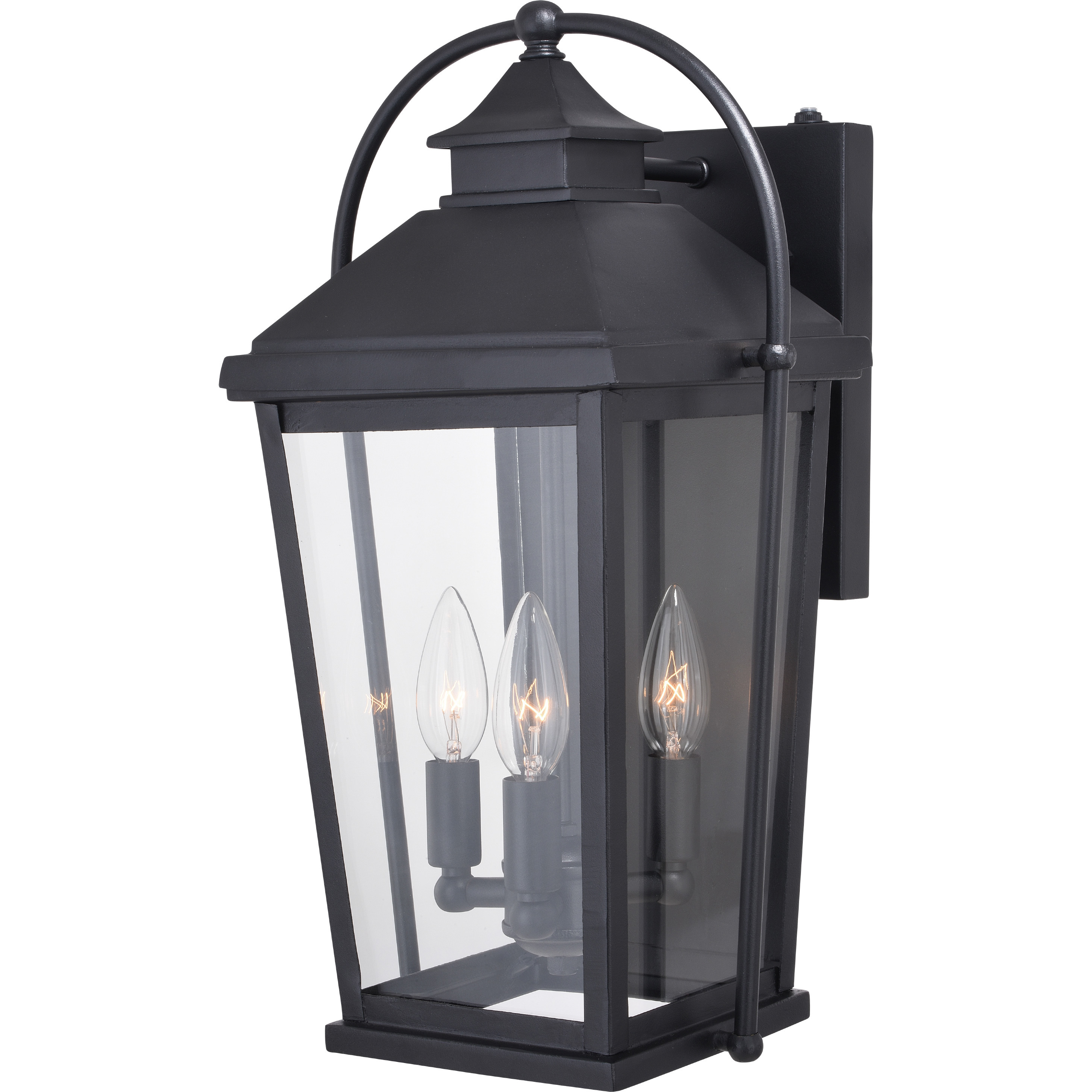 Lexington LED 17.25 inch Textured Black Outdoor Wall
