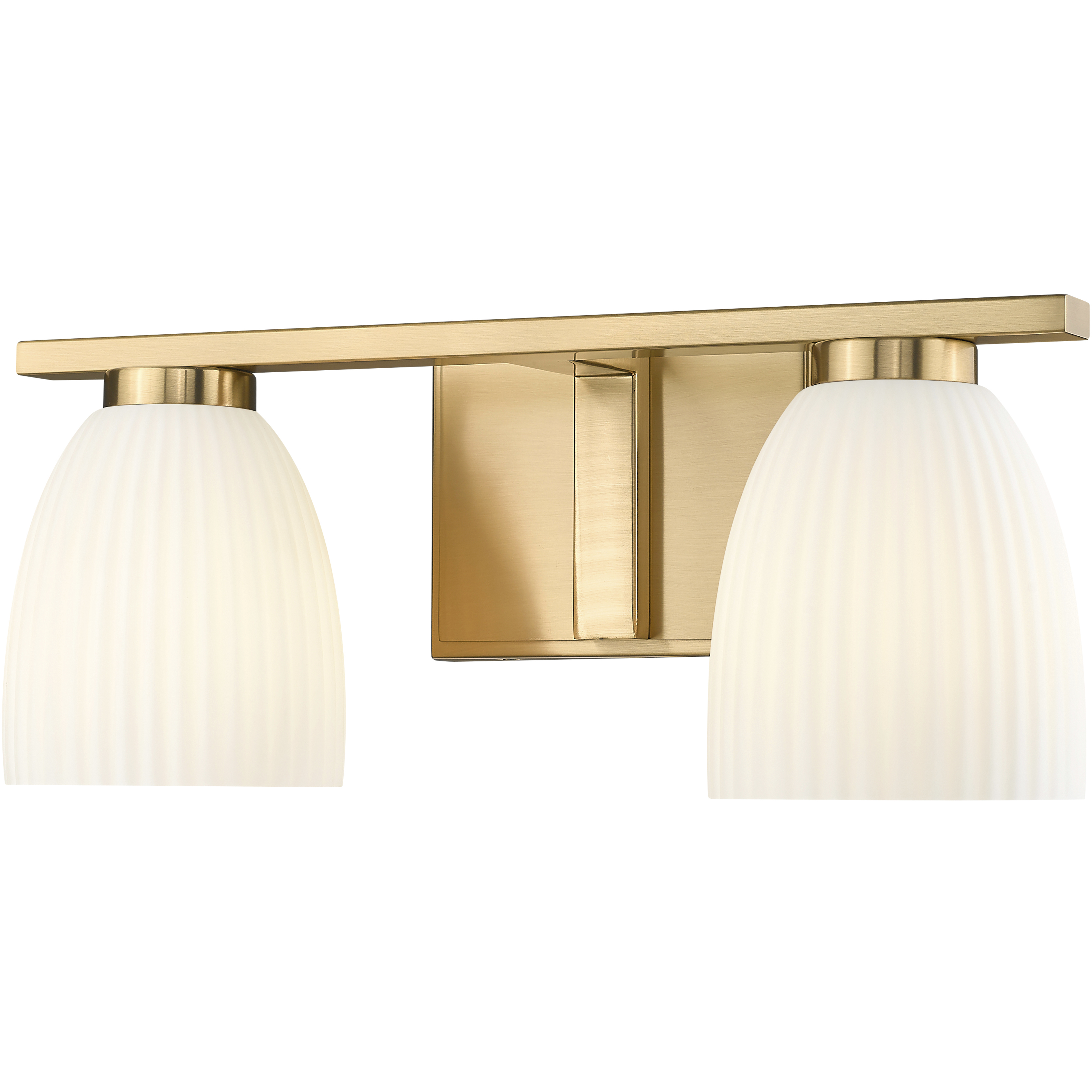Naya 2 Light 16 inch Modern Gold Bath Vanity Light Wall Light