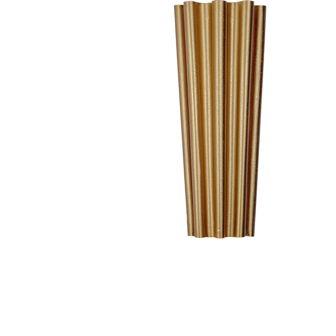 Ripple Wall Sconce Wall Light in Bright Gold Leaf