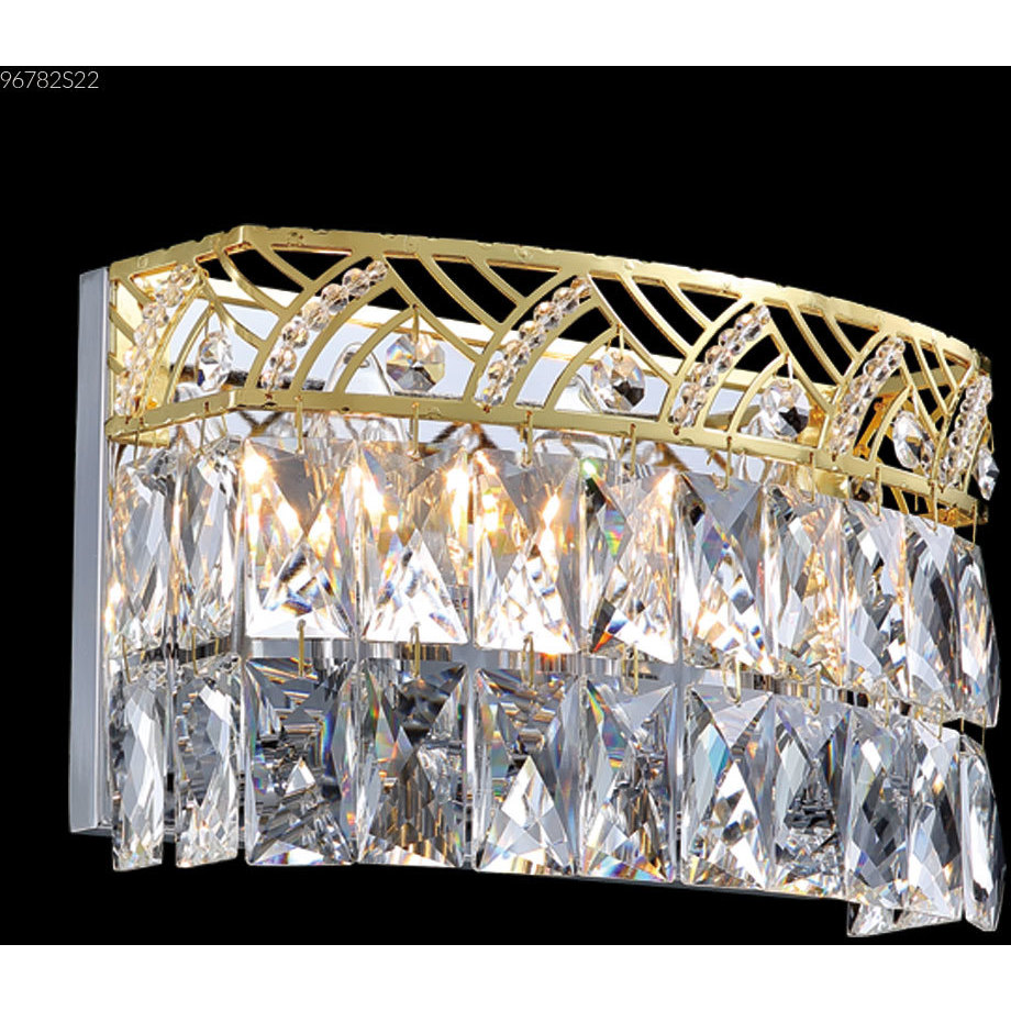 Zoe 3 Light 11 inch Gold Vanity Light Wall Light