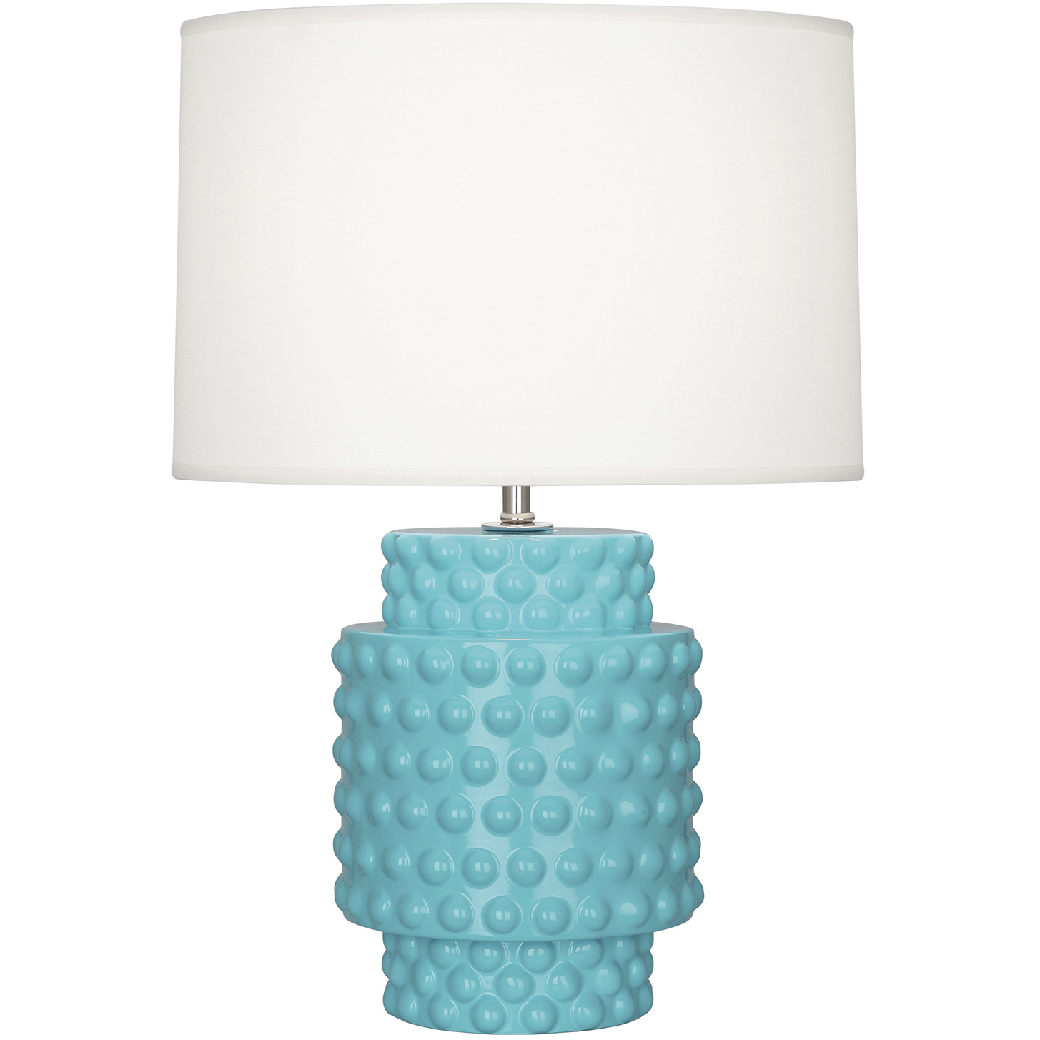 Small Dolly 21.38 inch 150 watt Egg Blue Glazed Textured Ceramic Accent Lamp Portable Light in Fondine