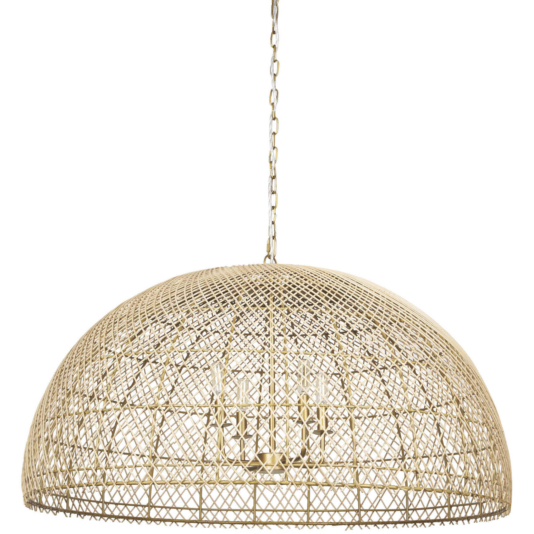 Thad 38 inch Gold Chandelier Ceiling Light