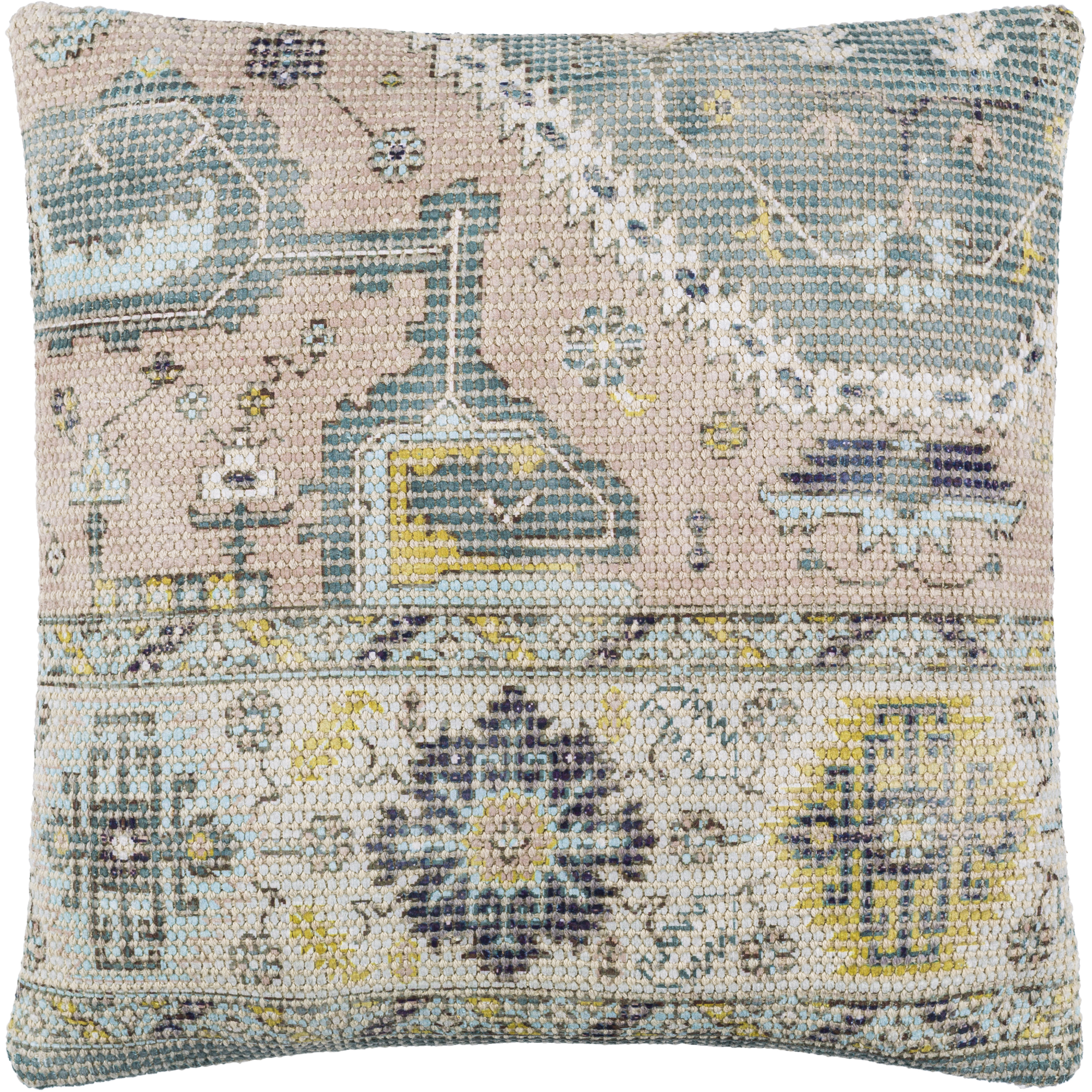 Samsun 22 inch Cream Pillow Kit in 22 x 22, Square