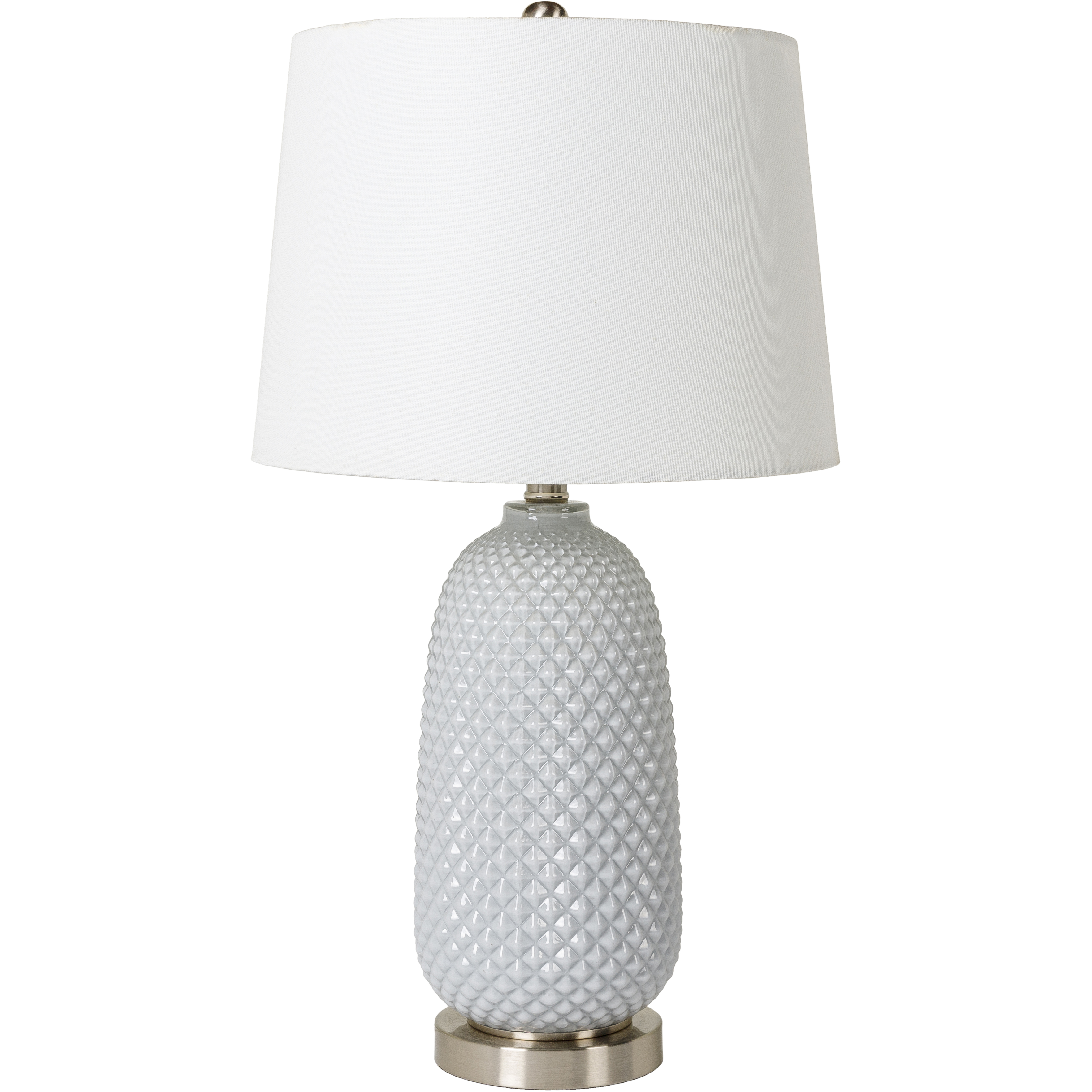 Tory 25.5 inch 100 watt Nickel Table Lamp Portable Light