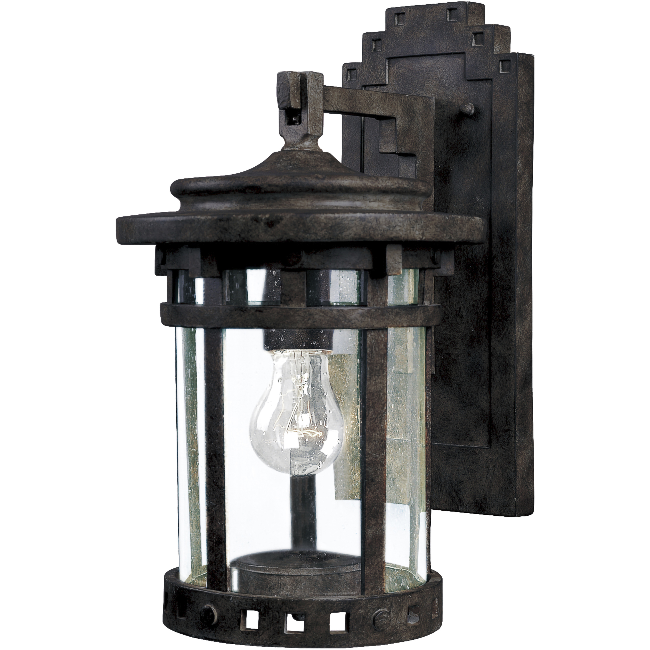 Santa Barbara DC 1 Light 10.25 inch Sienna Outdoor Wall Mount