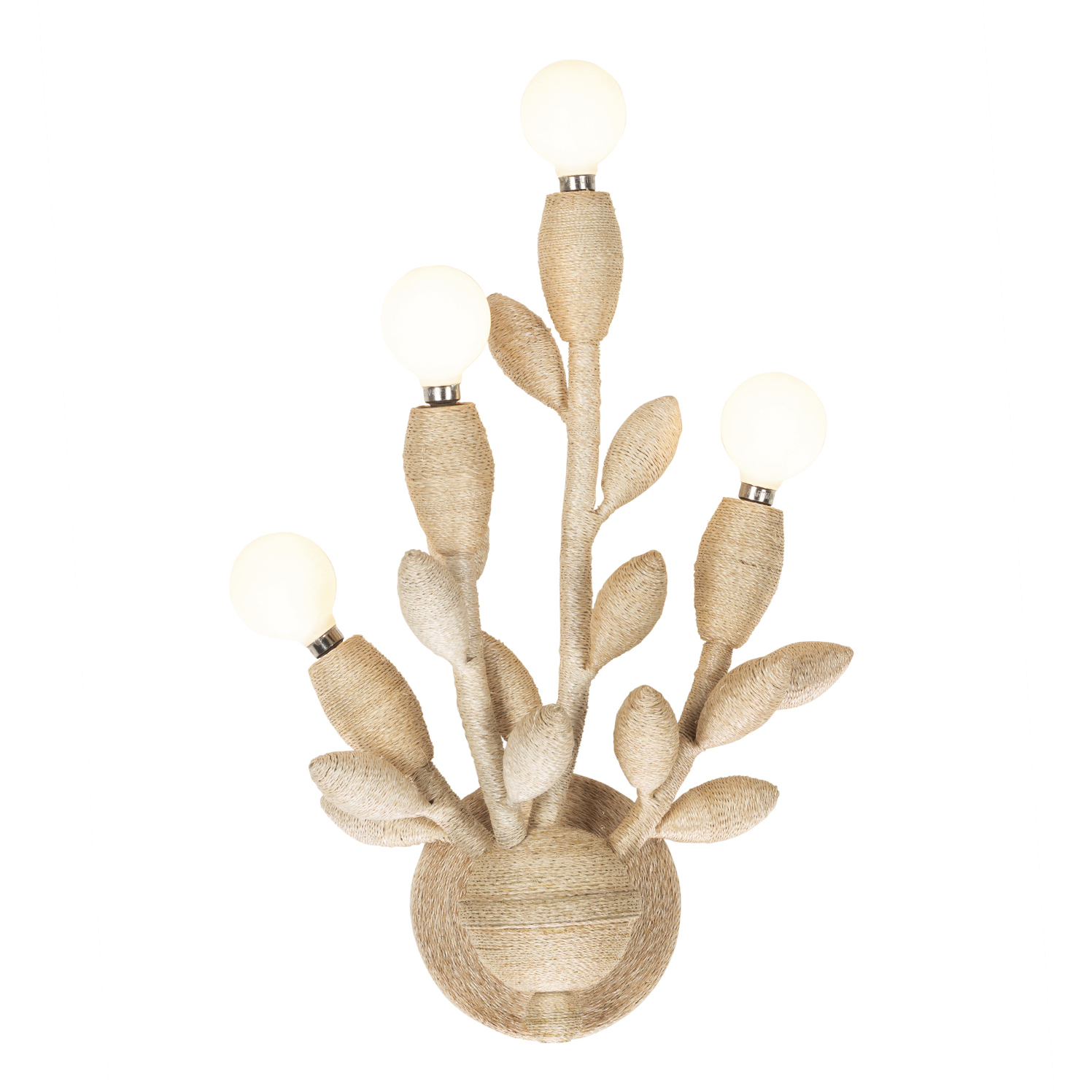 Branche 4 Light Warm Ivory Chandelier Ceiling Light