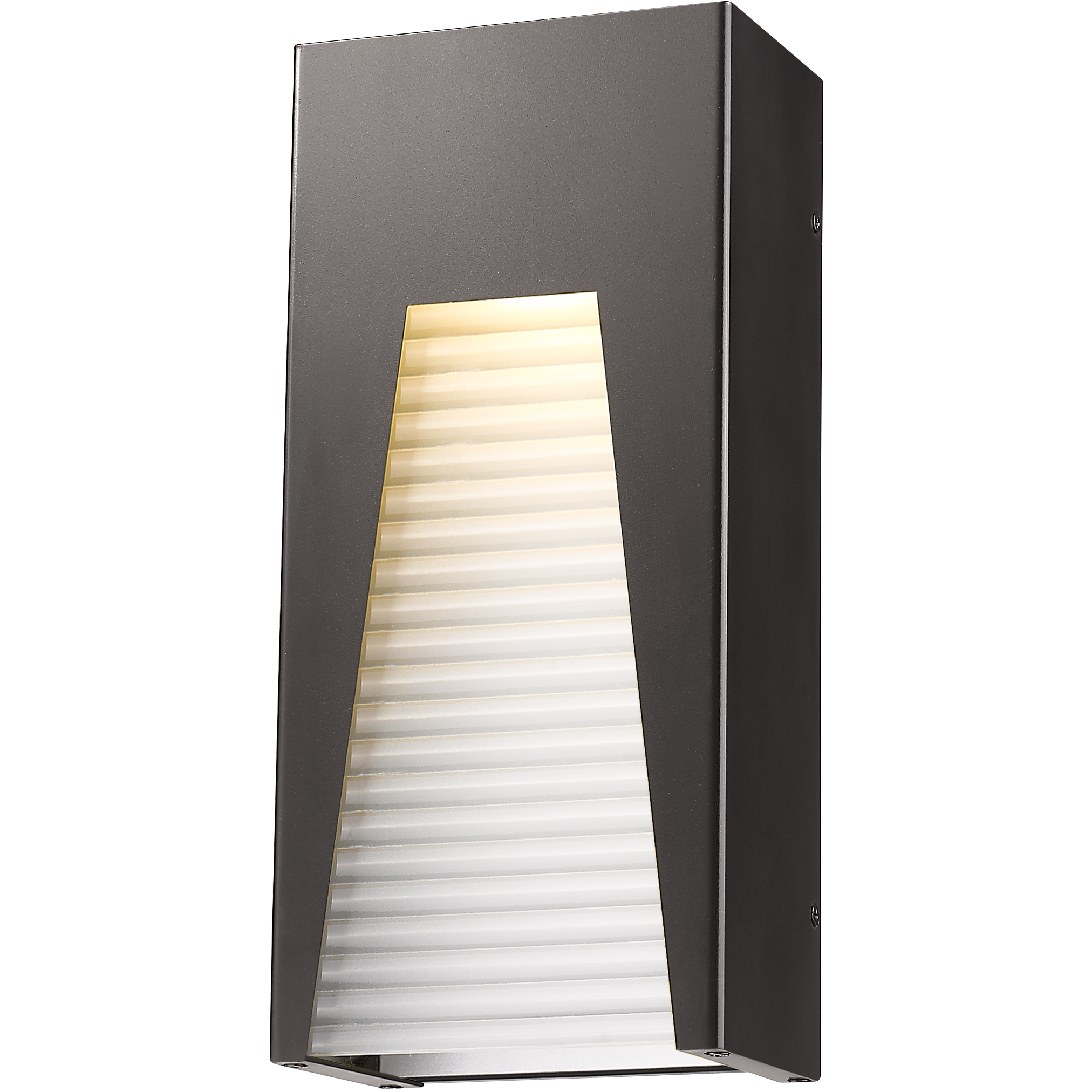Millenial LED 13.25 inch Bronze Silver Outdoor Wall Light
