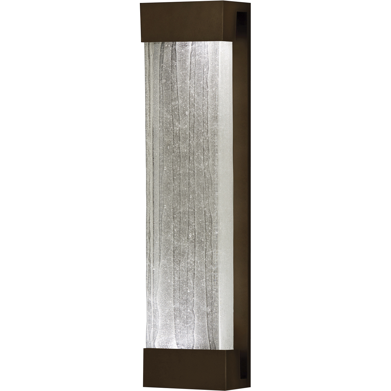 Crystal Bakehouse 2 Light 7 inch Bronze ADA Sconce Wall Light, Indoor/Outdoor