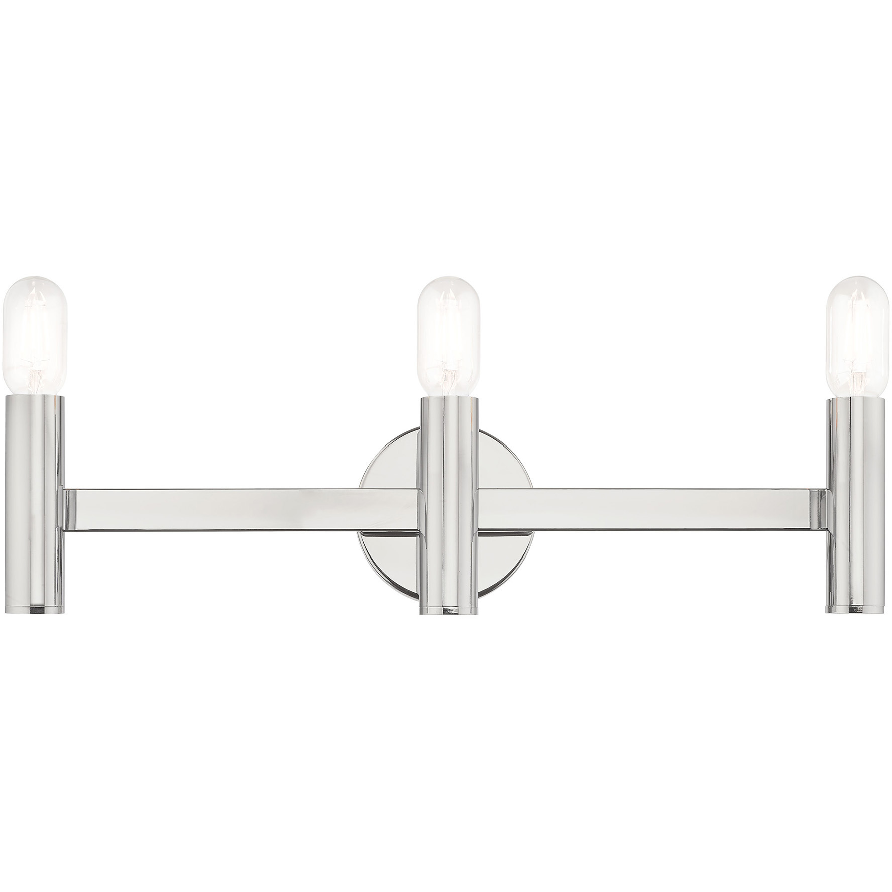 Copenhagen 3 Light 23.5 inch Polished Chrome ADA Vanity Sconce Wall Light