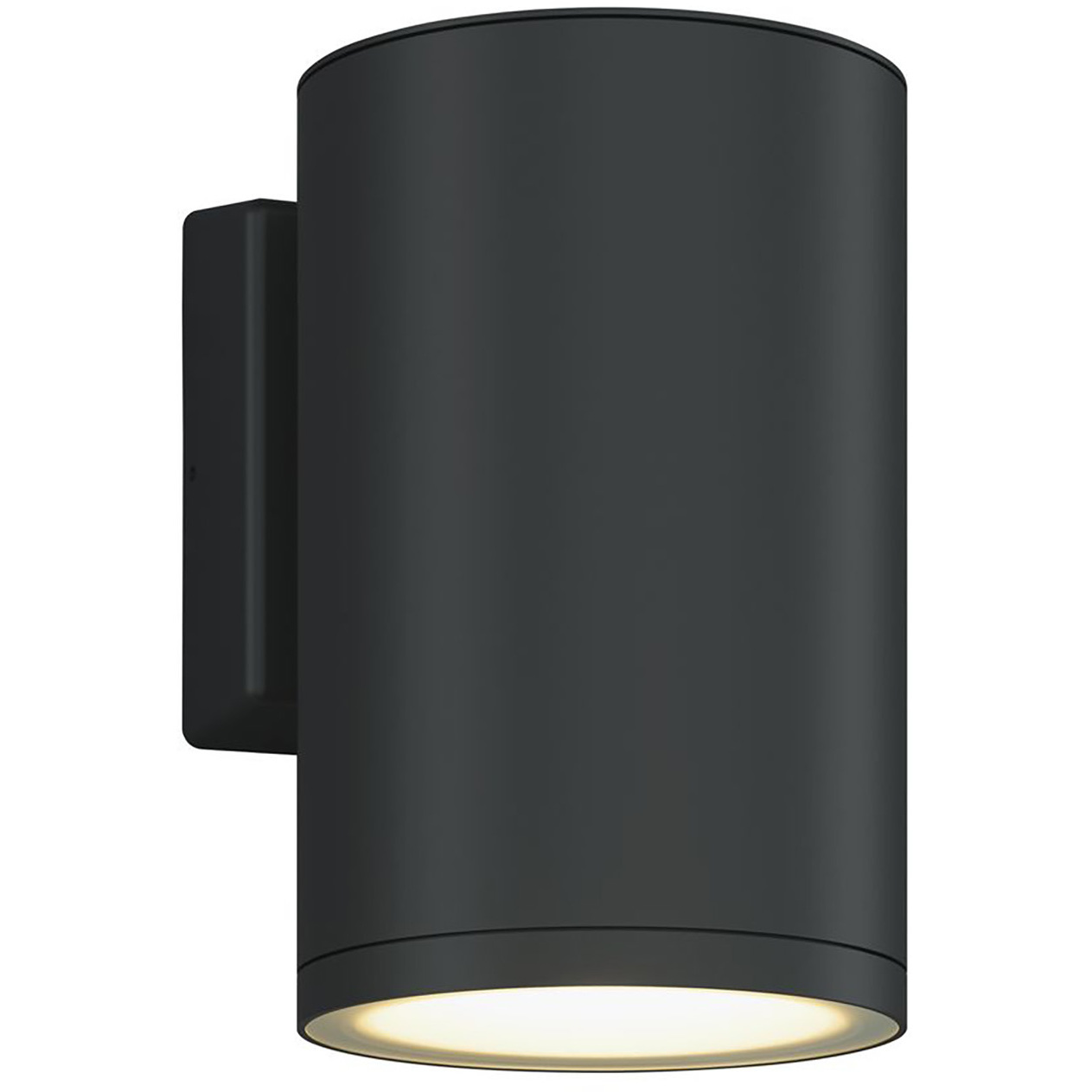 Outdoor Cylinder 1 Light 7.3 inch Anthracite LED Wall Sconce Wall Light