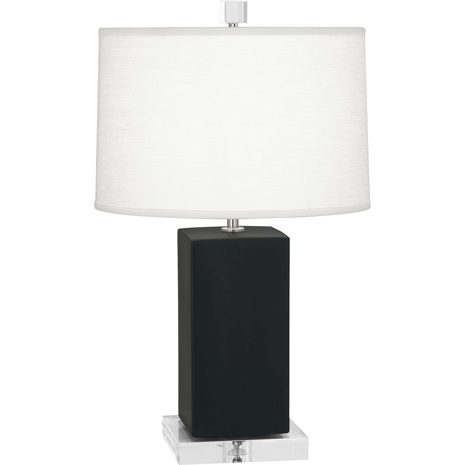 Small Harvey 19.13 inch 60 watt Matte Obsidian Glaze Accent Lamp Portable Light
