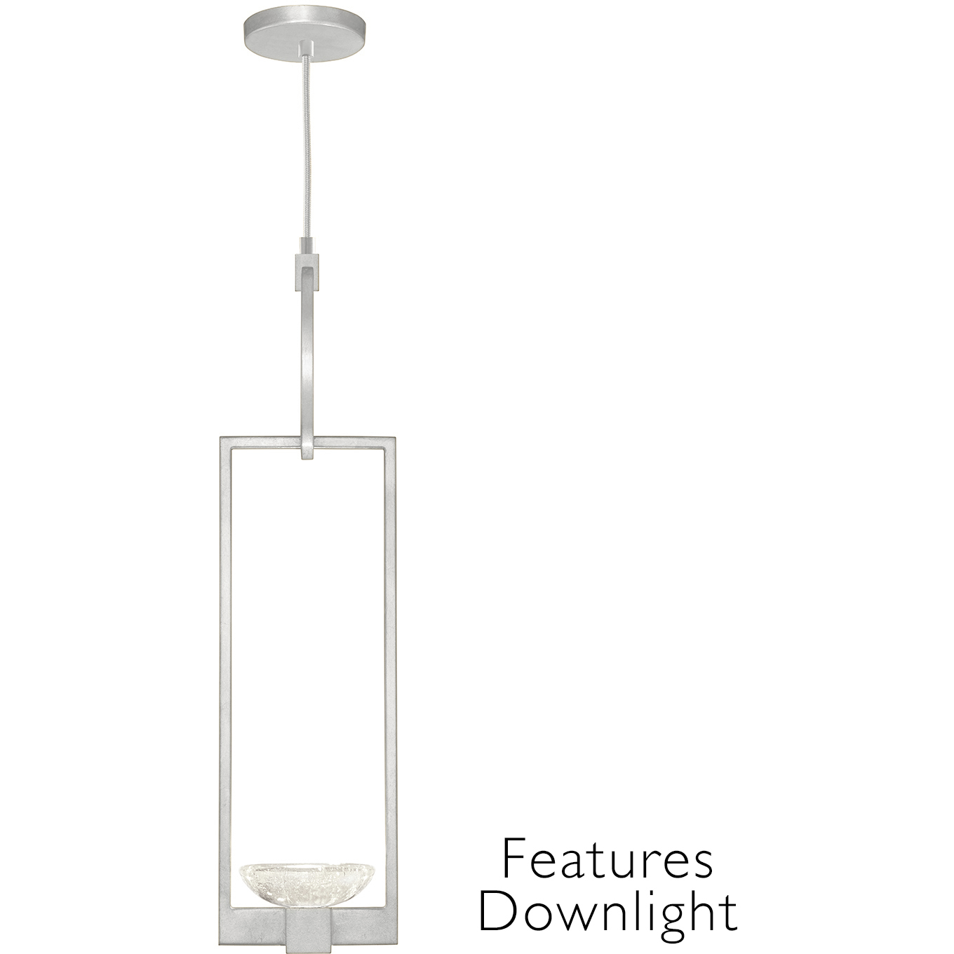 Delphi LED 7 inch Silver Drop Light Ceiling Light