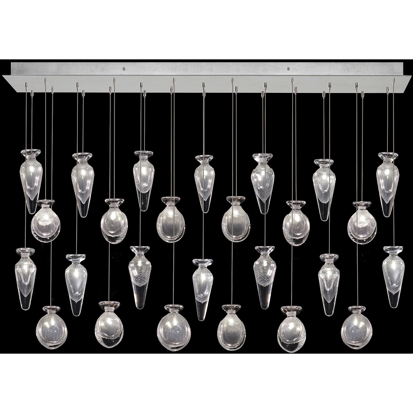 Essence 26 Light 54 inch Silver Pendant Ceiling Light