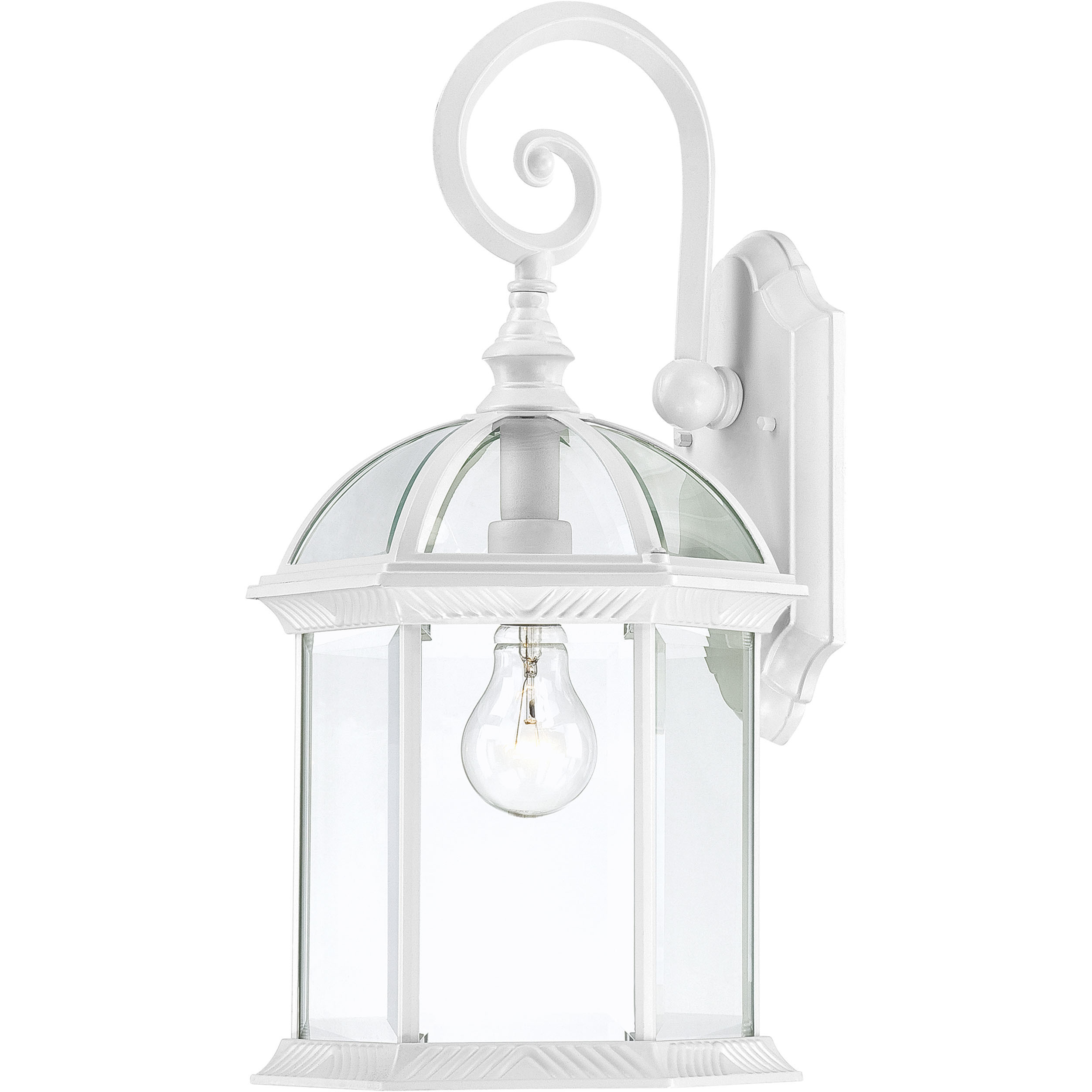 Nuvo 60 4964 Boxwood 1 Light 19 inch White Outdoor Wall Lantern