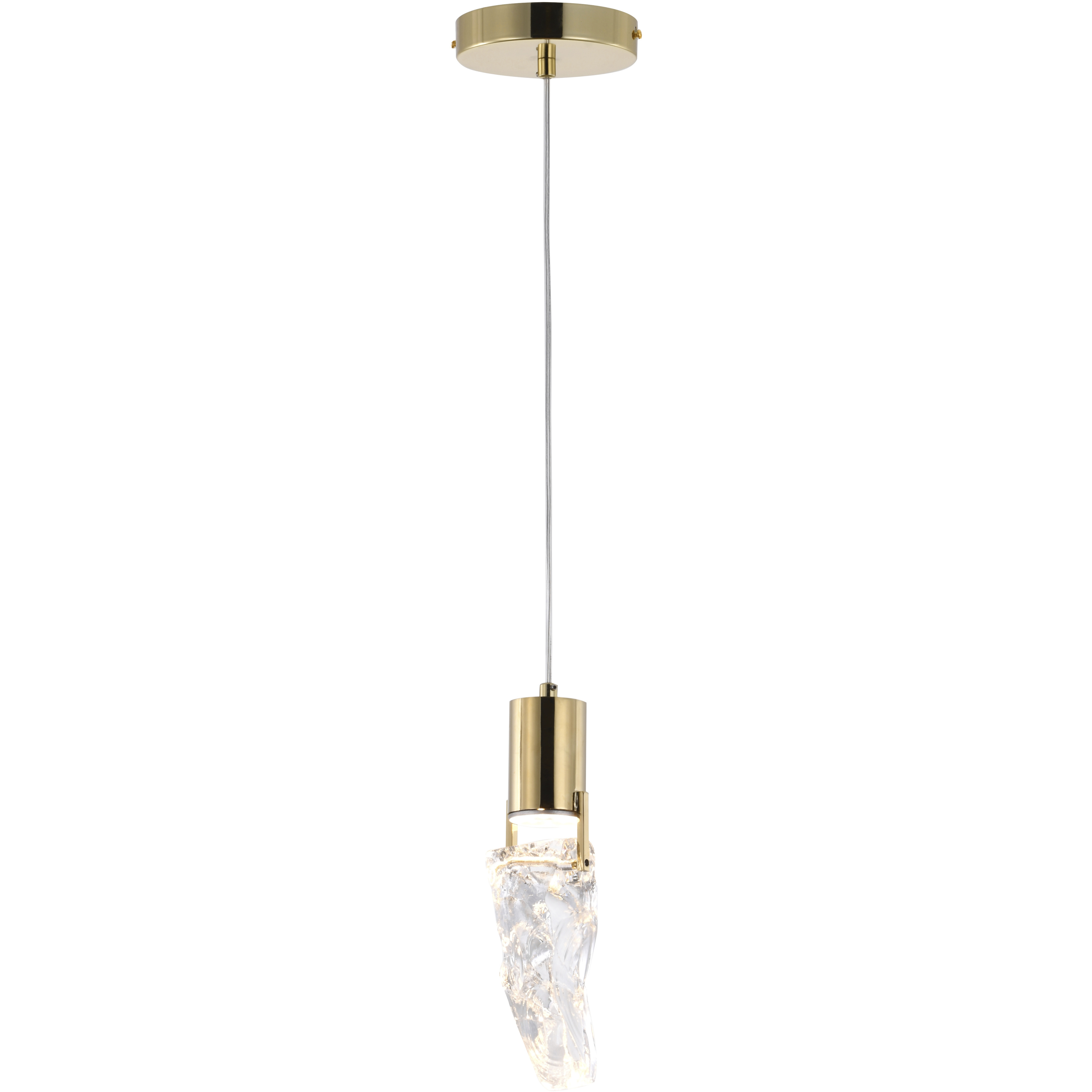 Canada LED 2 inch Gold Pendant Ceiling Light