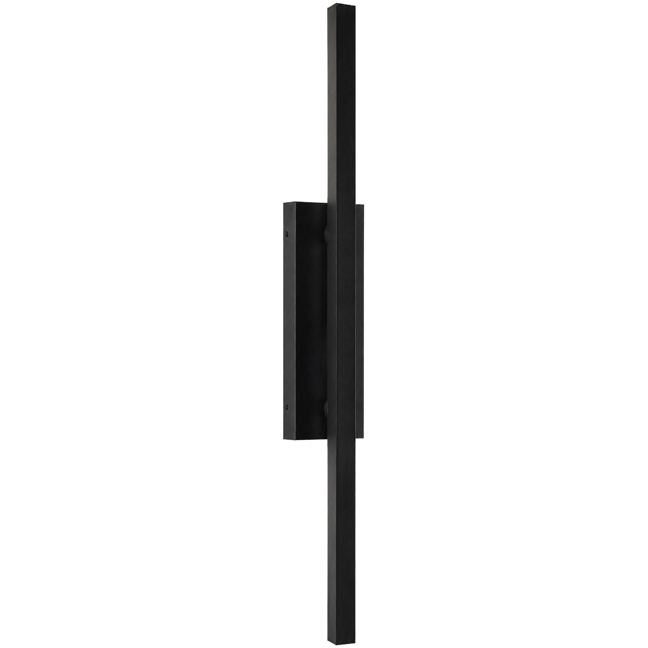 Mono 1 Light 38 inch Black Outdoor Wall Sconce