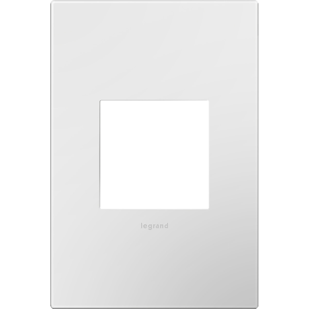 Plastics Gloss White Wall Plate 