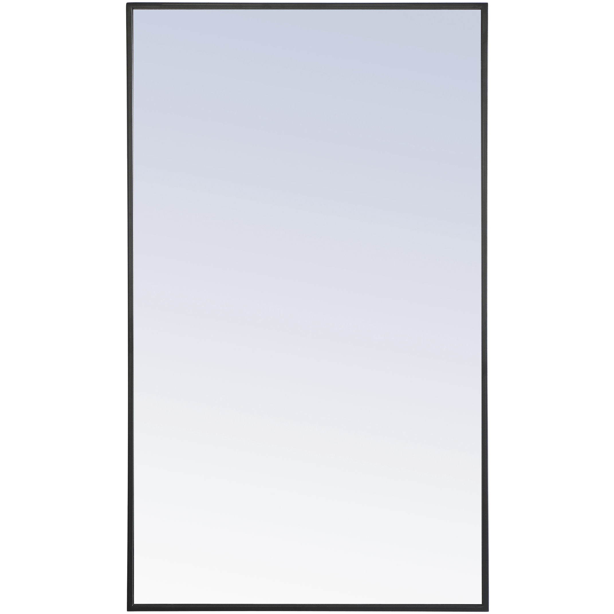 Monet 40 X 24 inch Black Wall Mirror