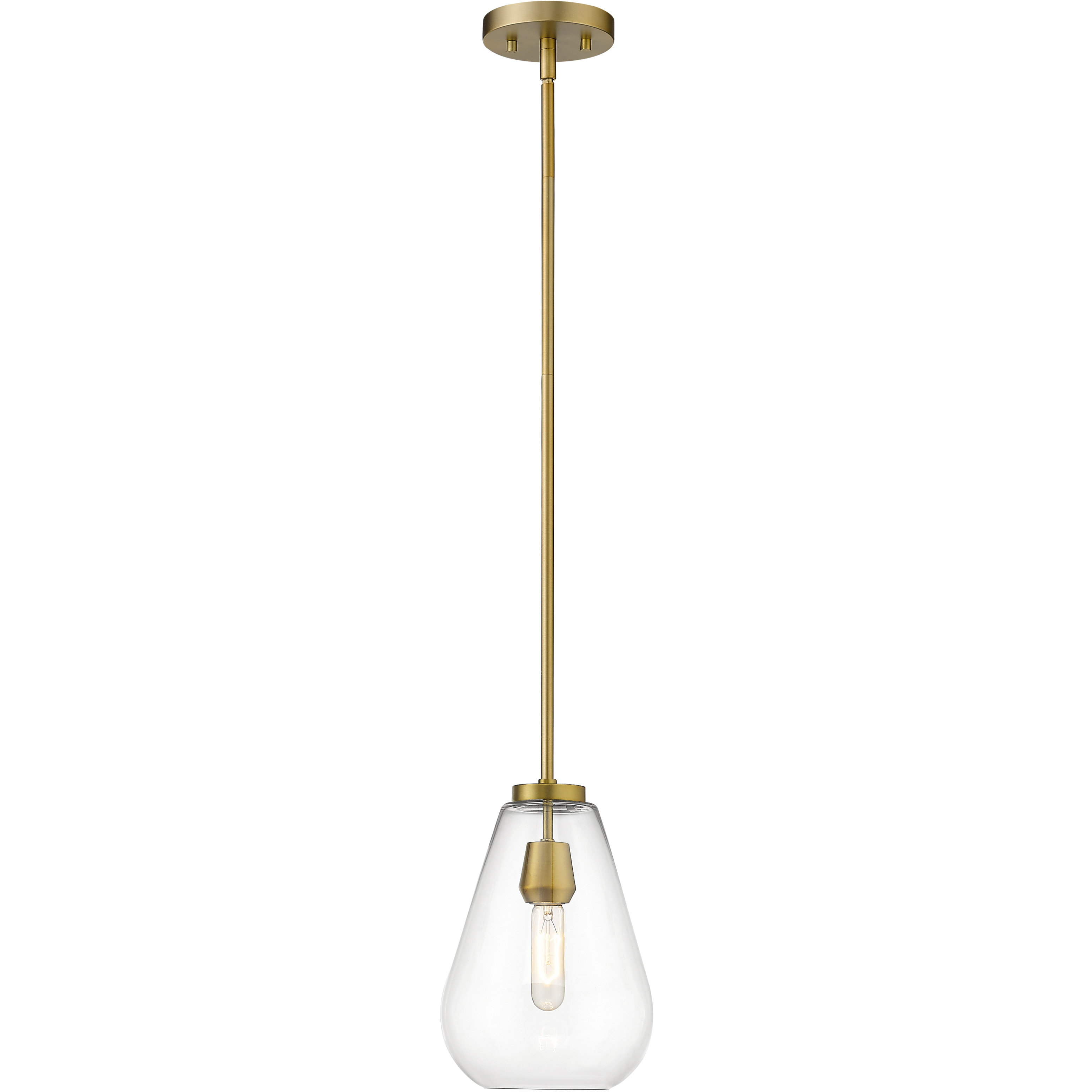 Ayra 1 Light 8 inch Olde Brass Pendant Ceiling Light