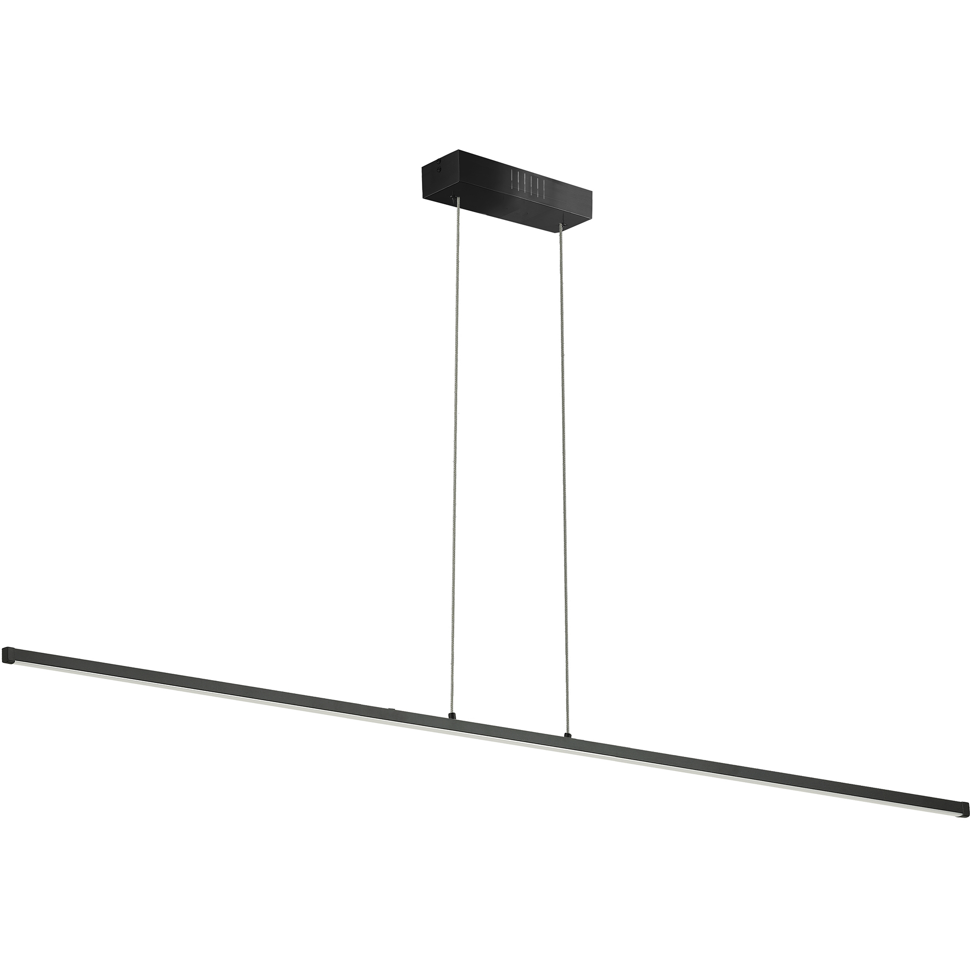 Array LED 36 inch Matte Black Horizontal Pendant Ceiling Light