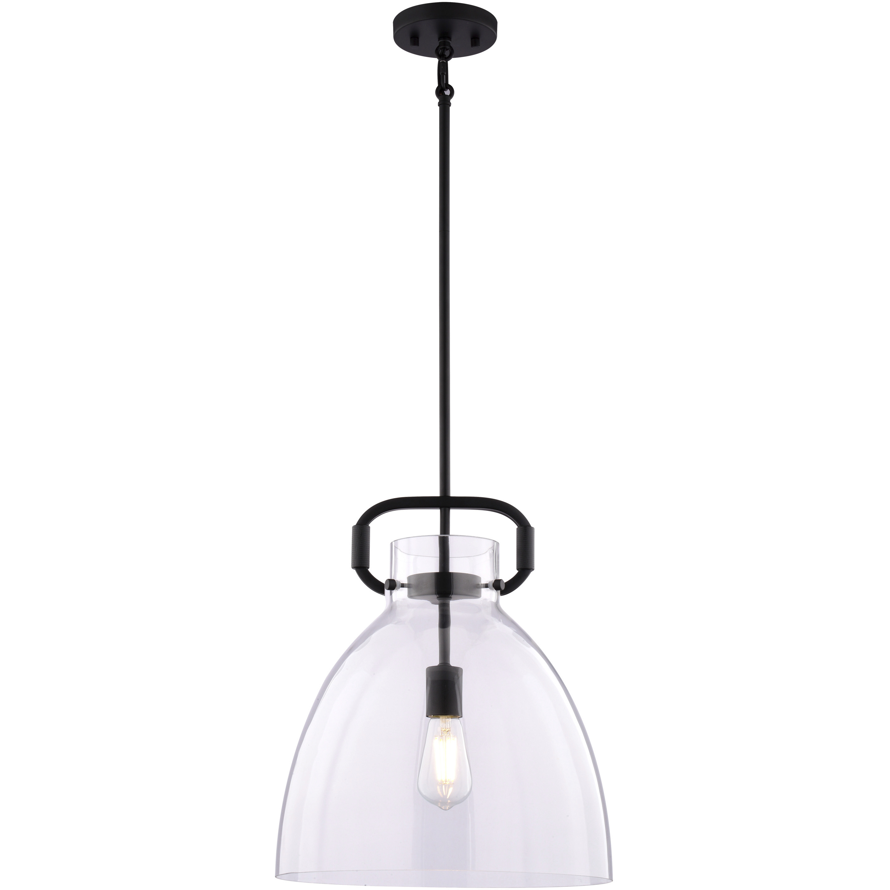 Madrona 1 Light 14 inch Black Pendant Light Ceiling Light