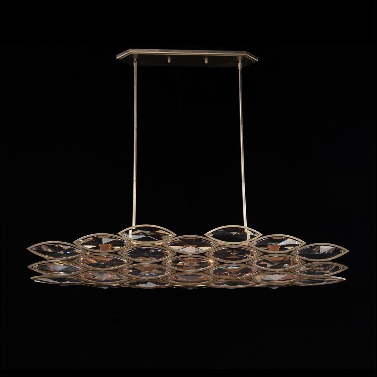 Petaline 6 Light 59.5 inch Horizontal Chandelier Ceiling Light