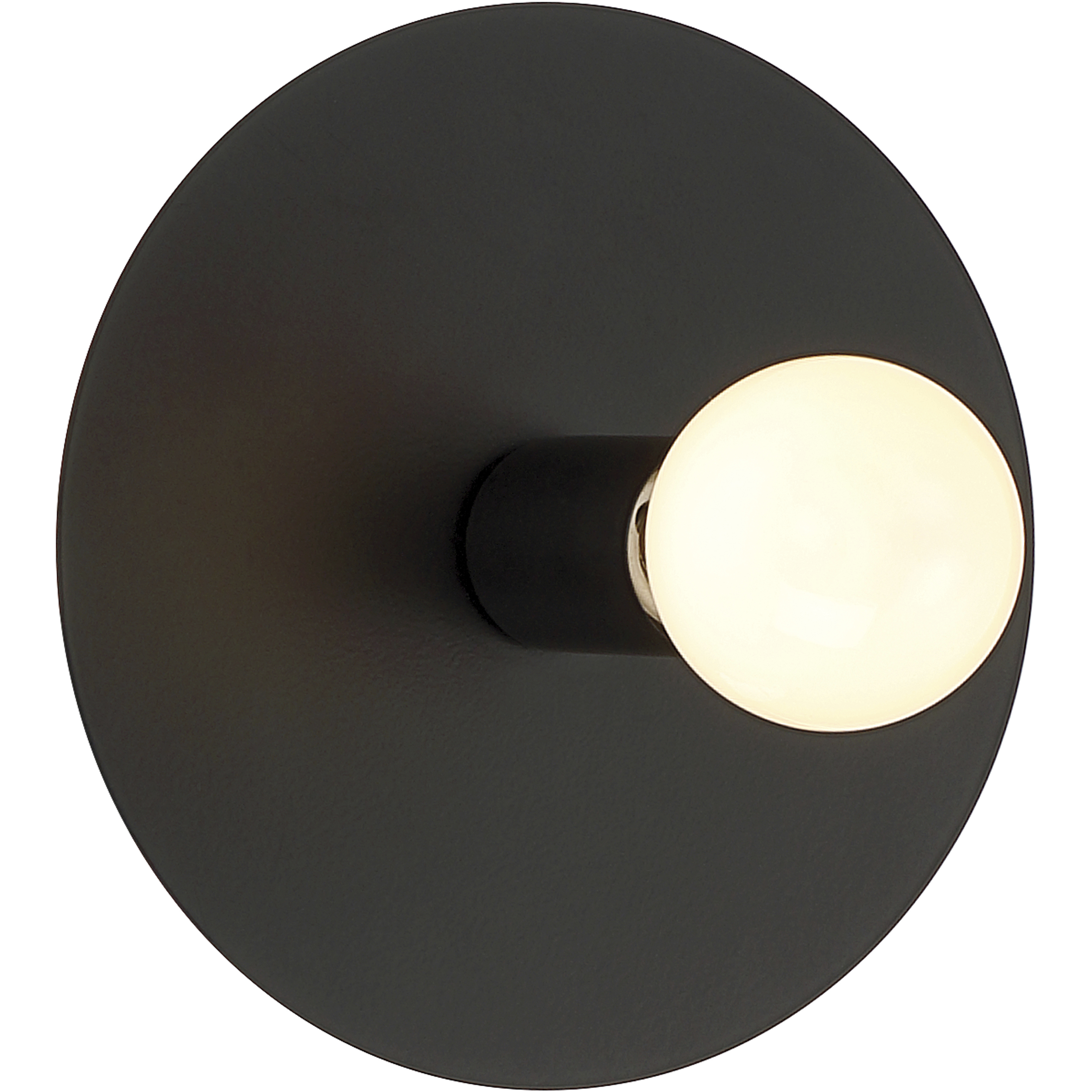 Union 1 Light 6 inch Matte Black Wall Sconce Wall Light