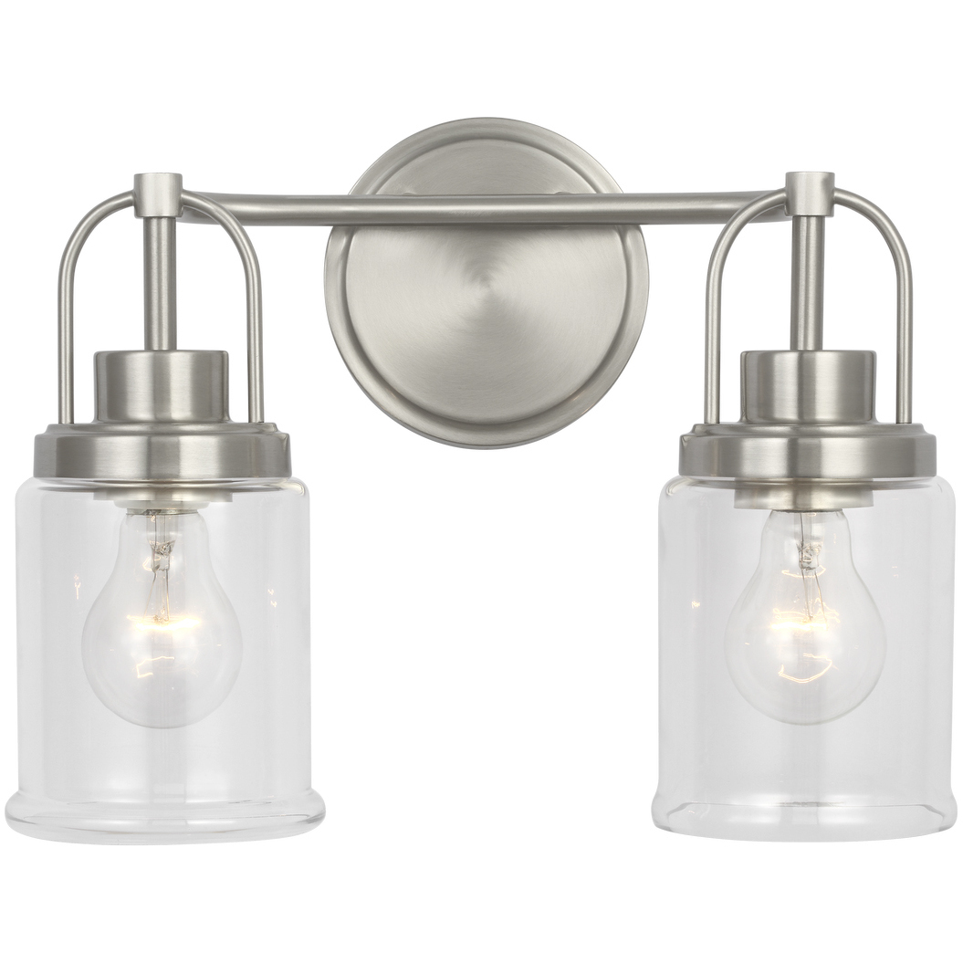 Anders 2 Light 14 inch Brushed Nickel Bath Vanity Wall Light