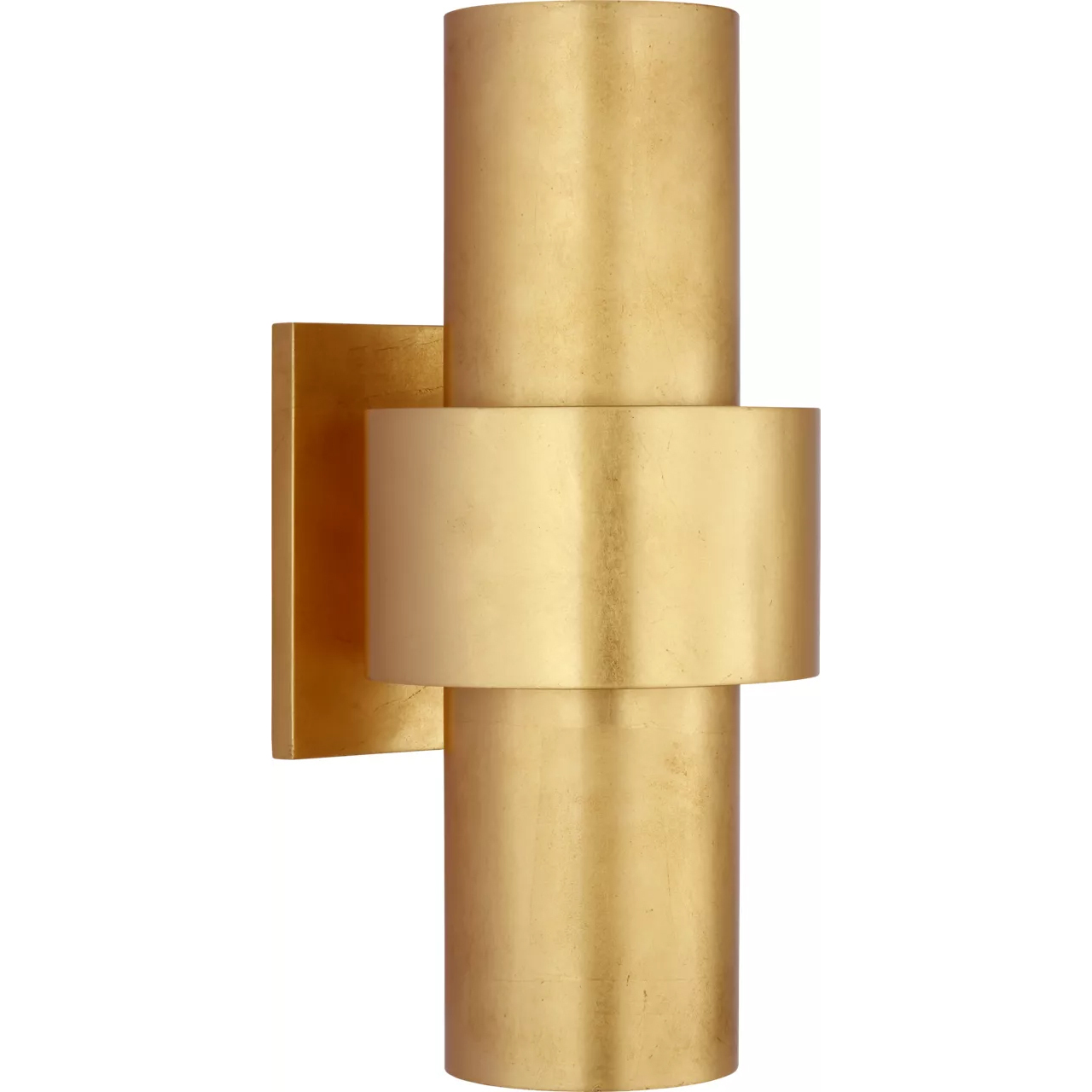 Julie Neill Chalmette LED 6 inch Gild Layered Sconce Wall Light, Medium