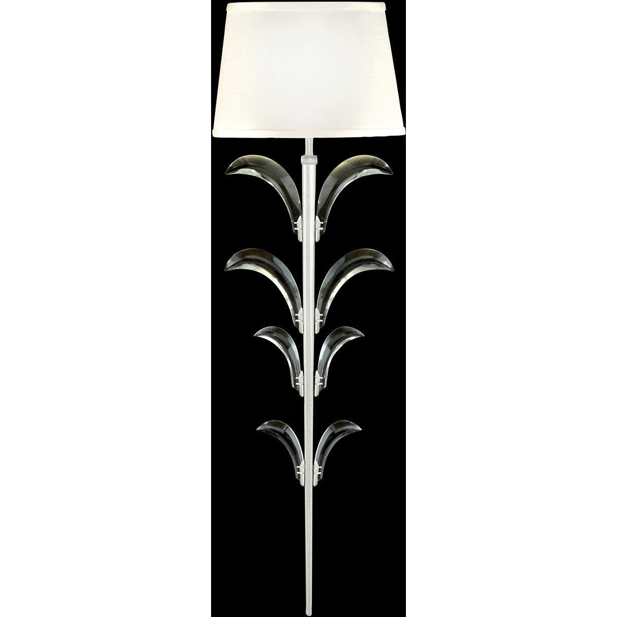Beveled Arcs 1 Light 9 inch Silver Sconce Wall Light