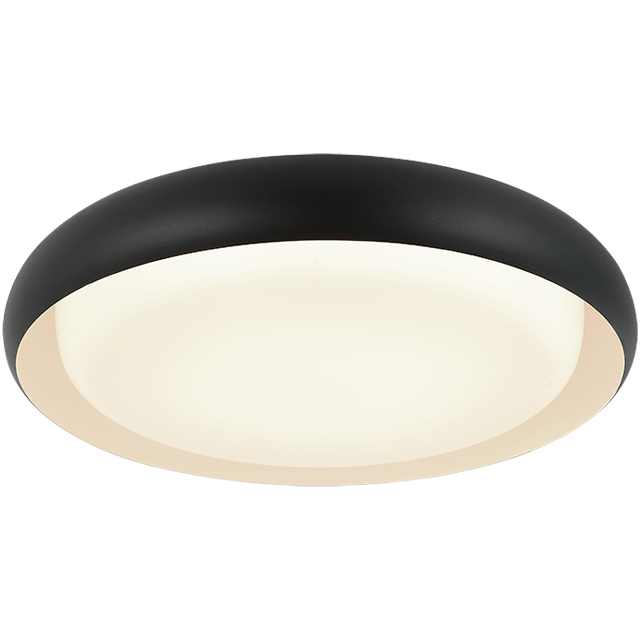 Milia LED 18.25 inch Matte Black Flush Mount Ceiling Light
