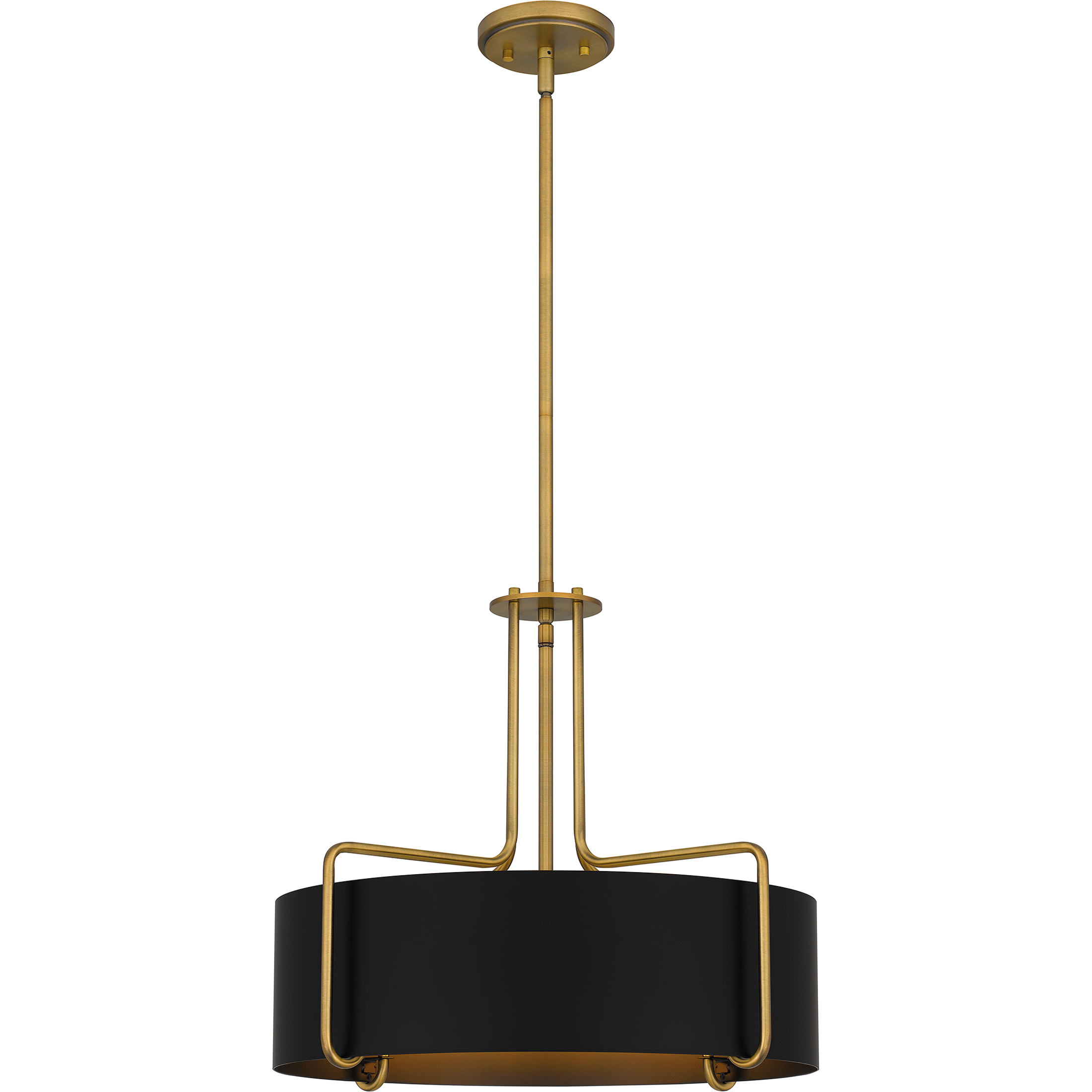 Hanley 4 Light 20 inch Aged Brass Pendant Ceiling Light