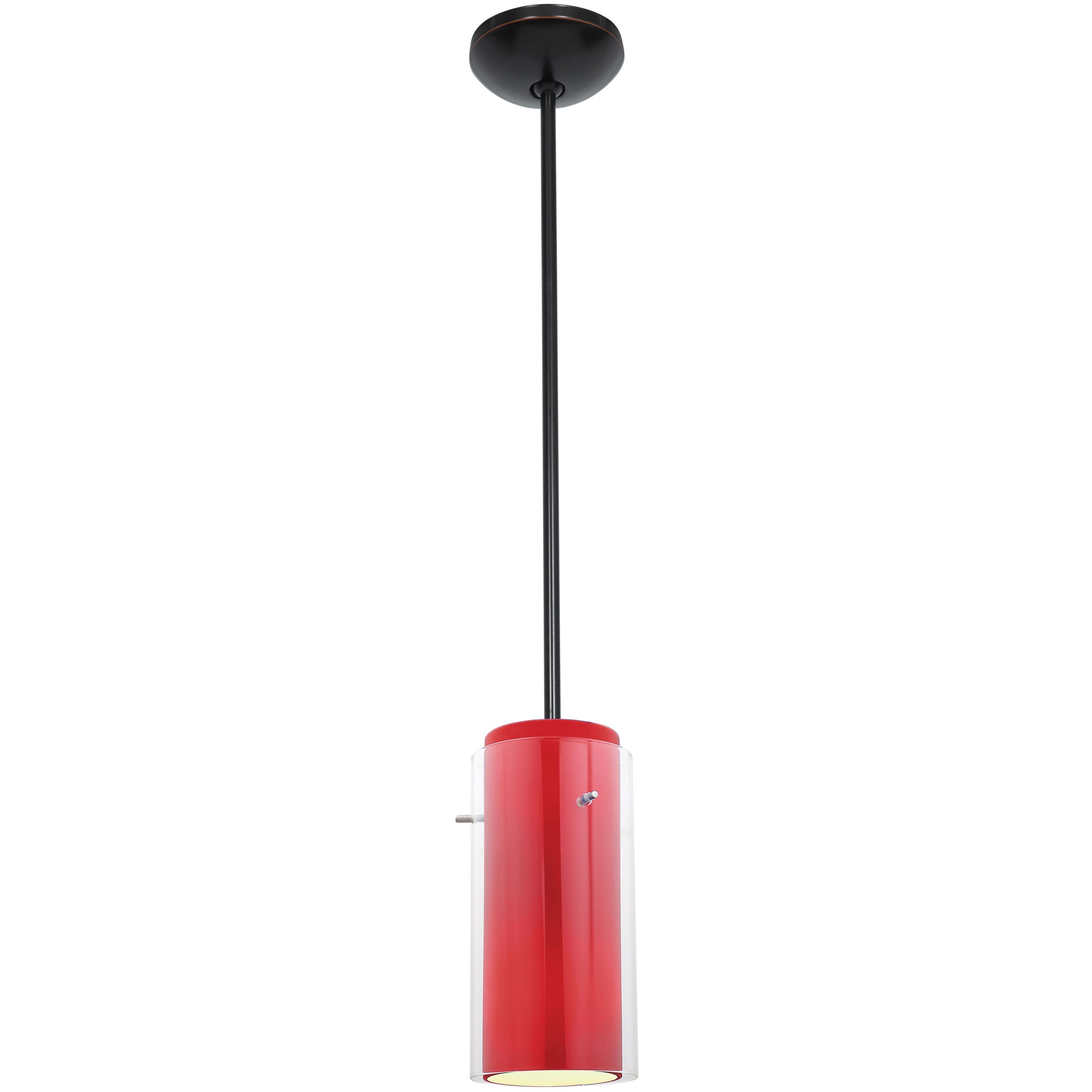 Janine 1 Light 4.75 inch Oil Rubbed Bronze Pendant Ceiling Light