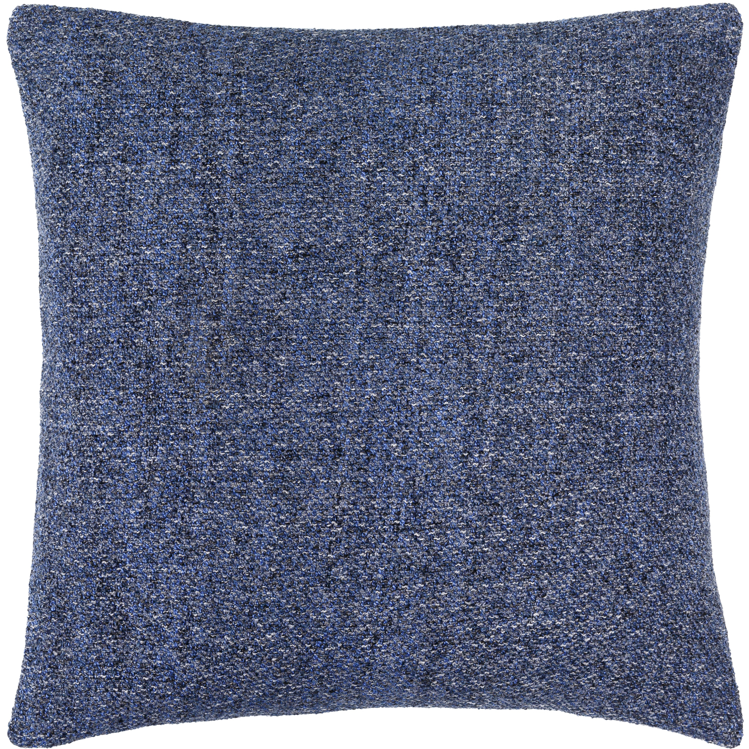 Saanvi 18 X 18 inch Gray/Sky Blue/Navy Accent Pillow