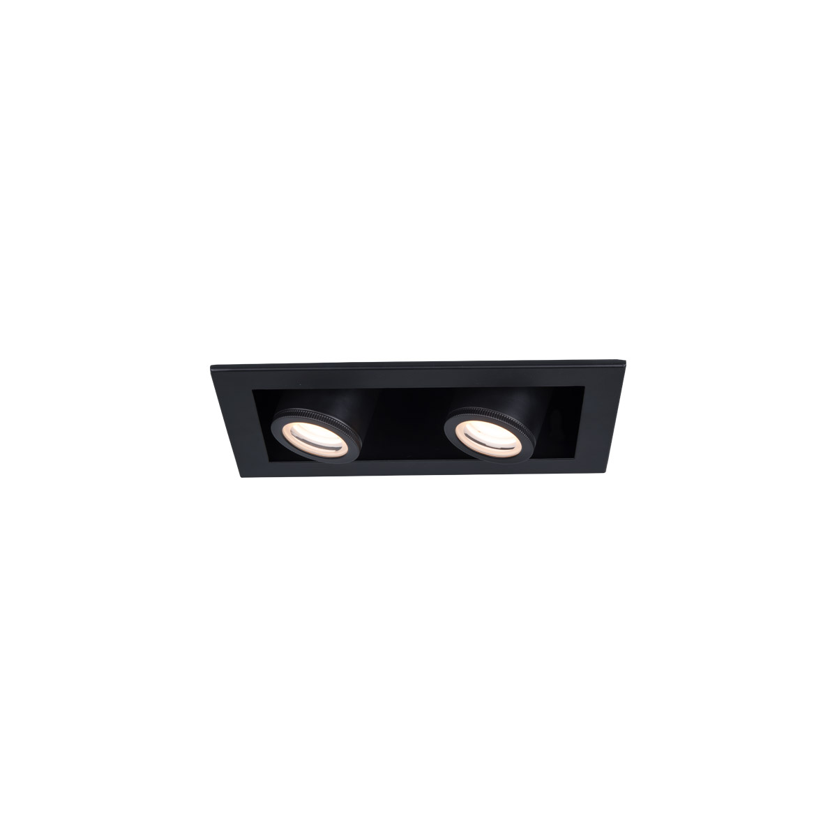 Silo Multiples LED Black Black Multiple Recessed Trim in 3000K, Black/Black