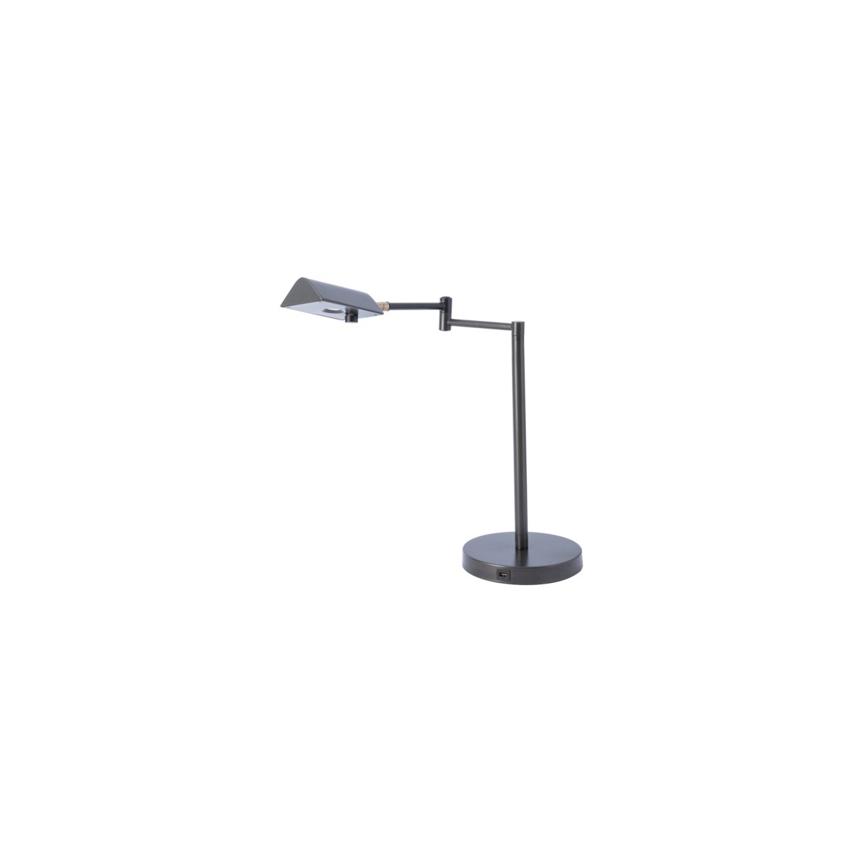 Pharma Collection 18 inch 7.00 watt Dark Bronze Desk Lamp Portable Light