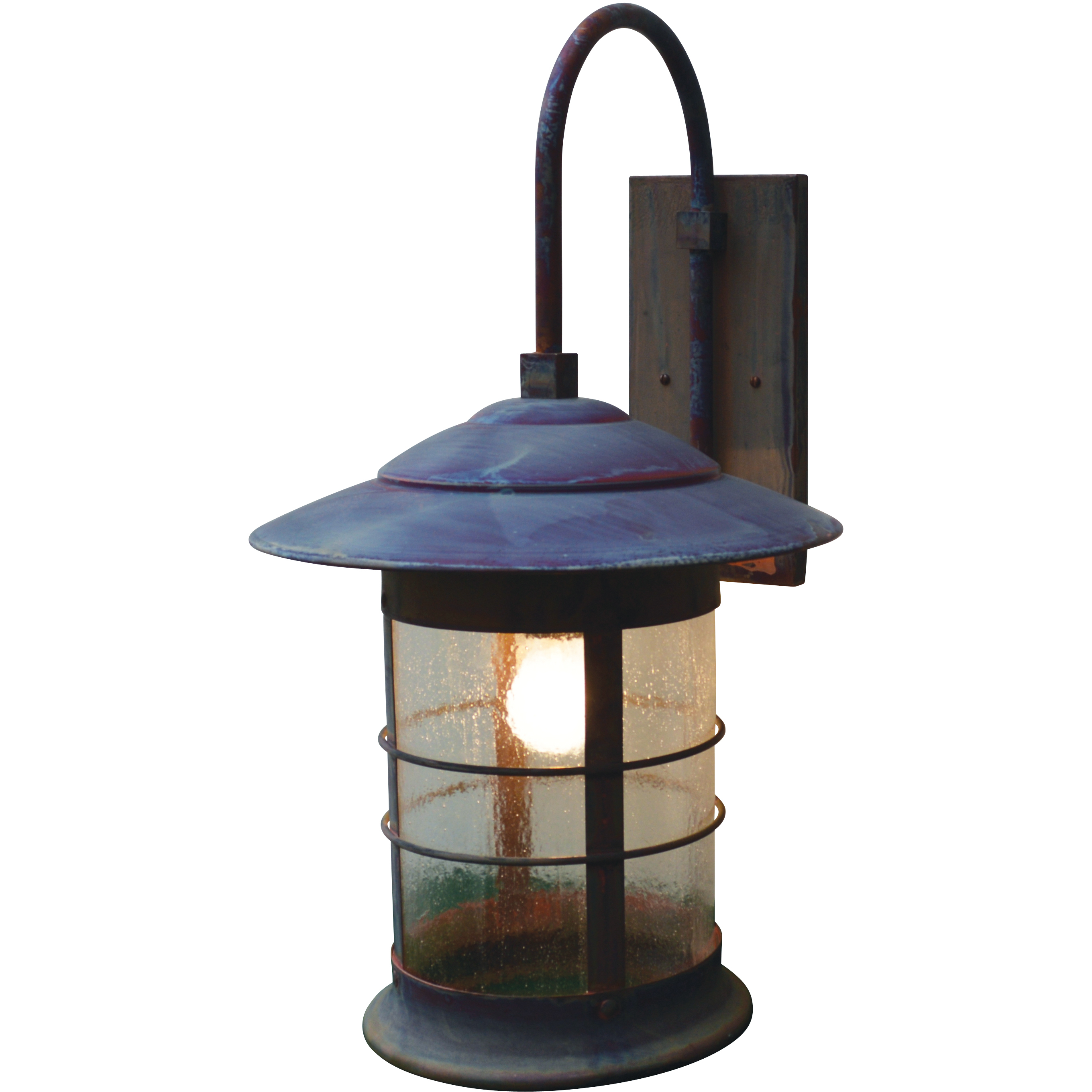 Newport 1 Light 24.5 inch Verdigris Patina Outdoor Wall Mount in White Opalescent
