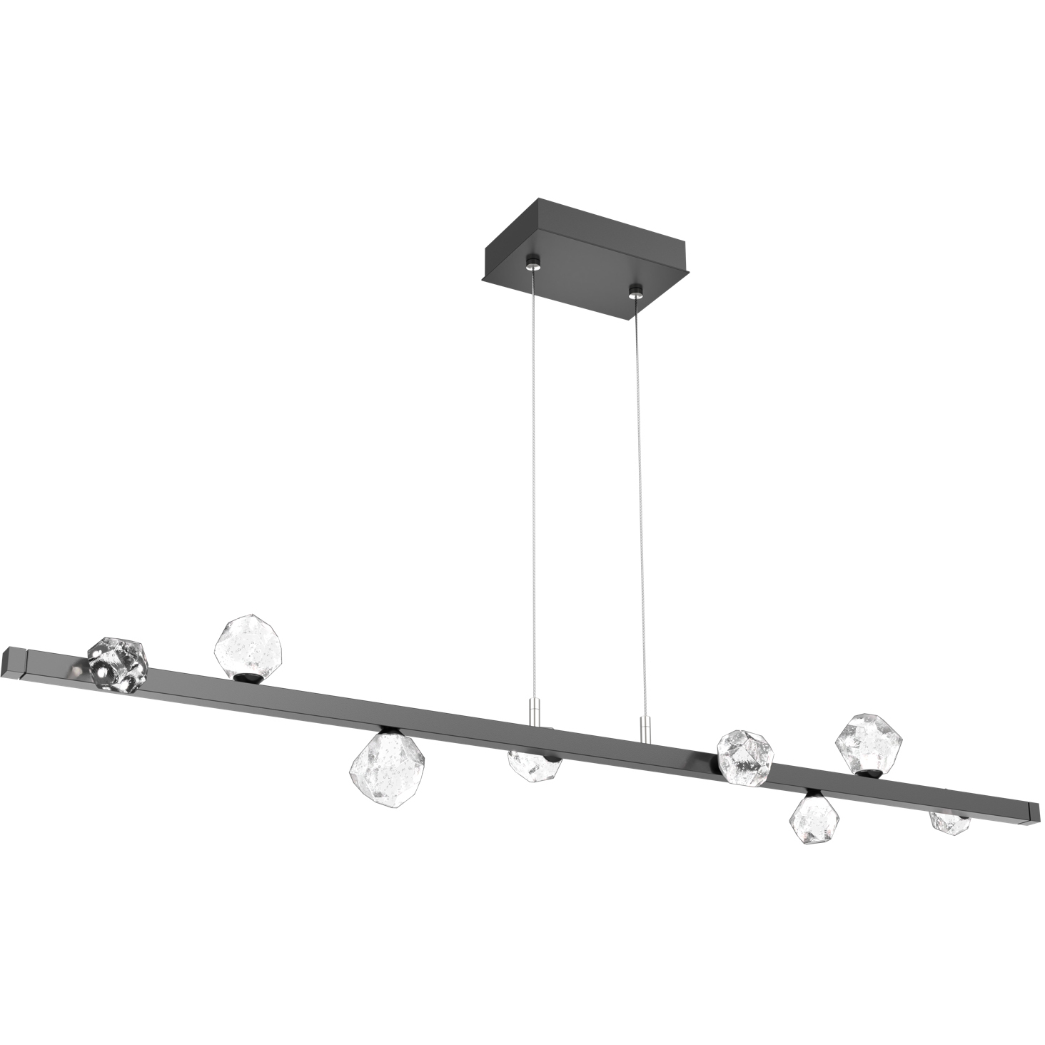 Stella LED 54 inch Matte Black Linear Pendant Ceiling Light