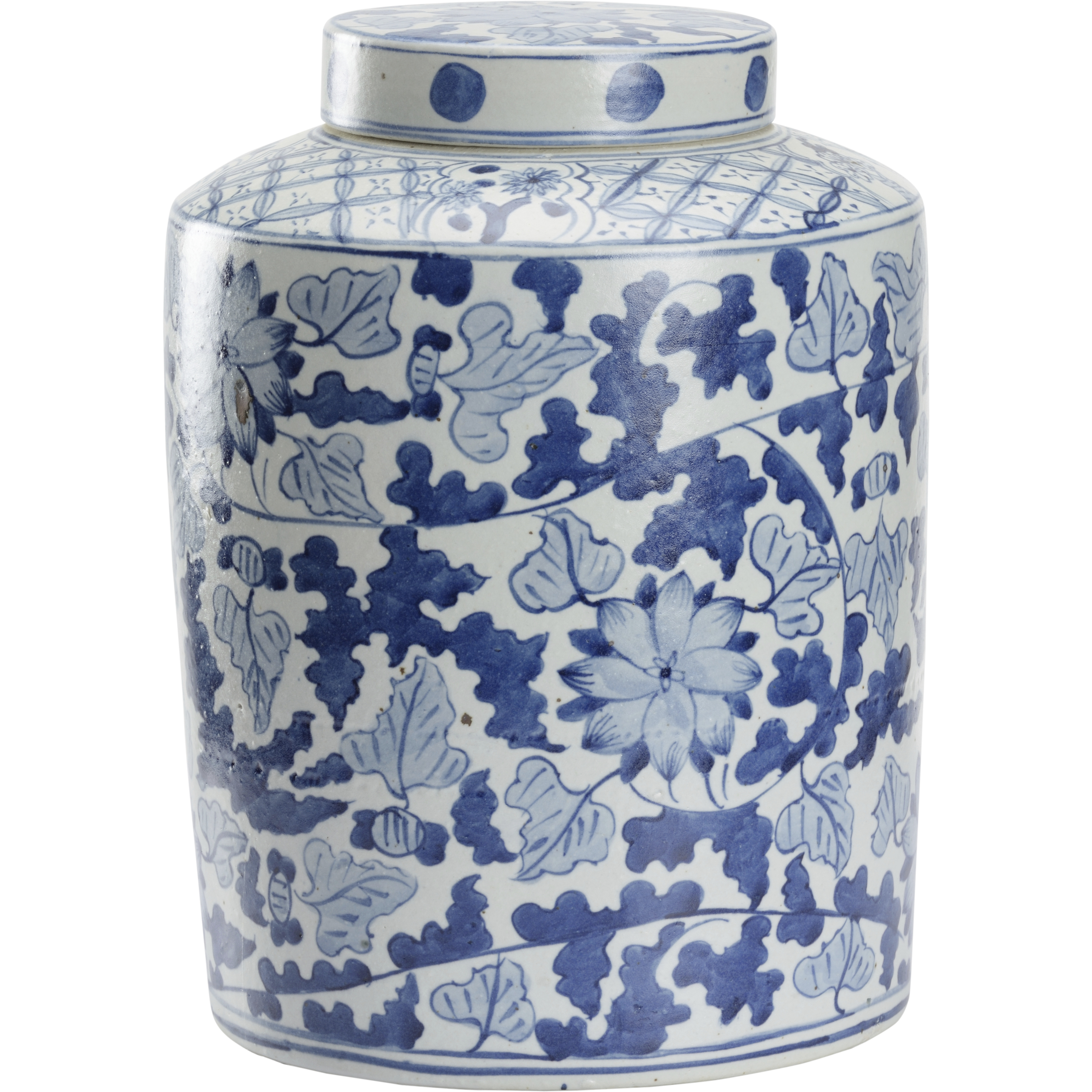 Song Leaf 13 X 9 inch Ginger Jar