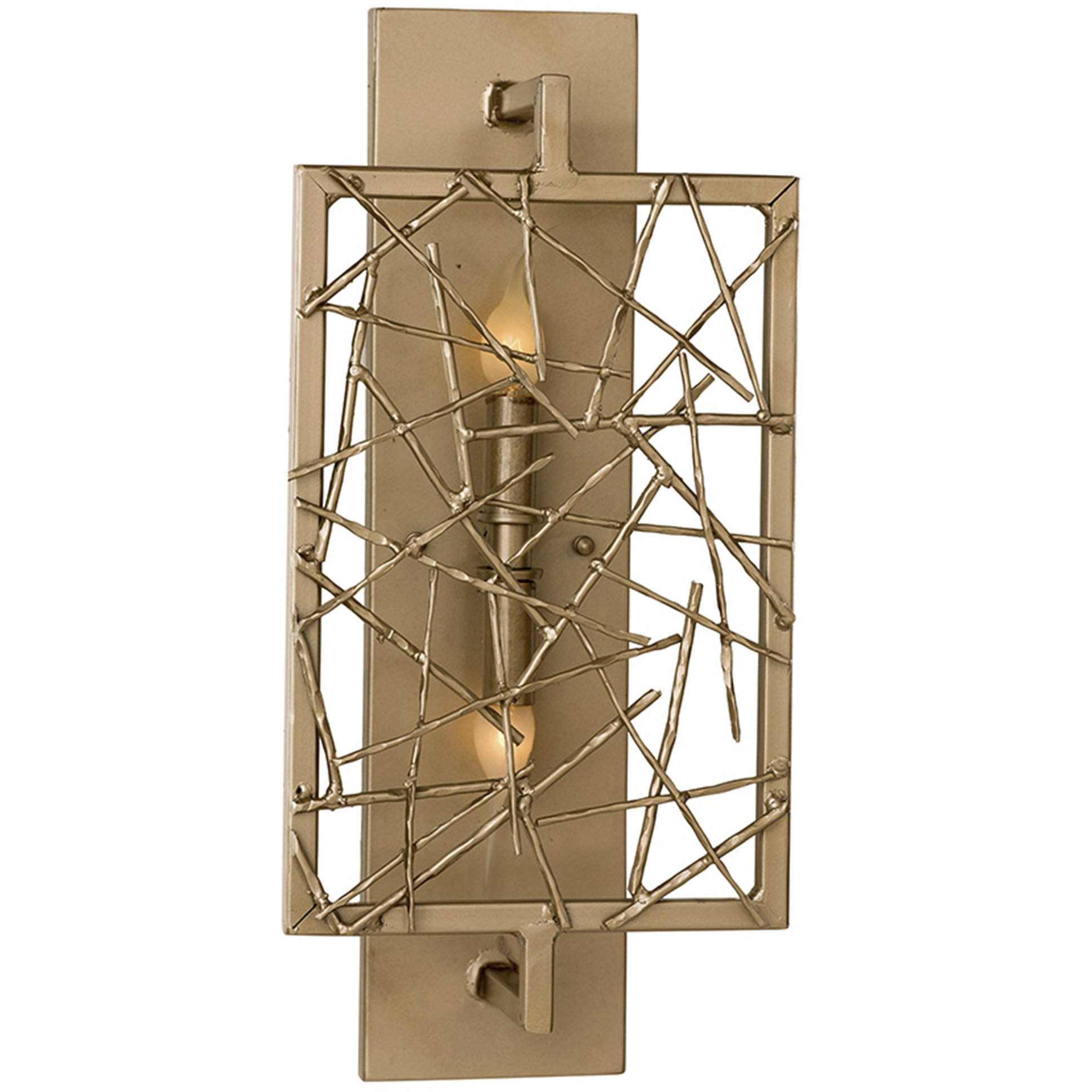 Lowcountry 2 Light Champagne Mist Wall Sconce Wall Light
