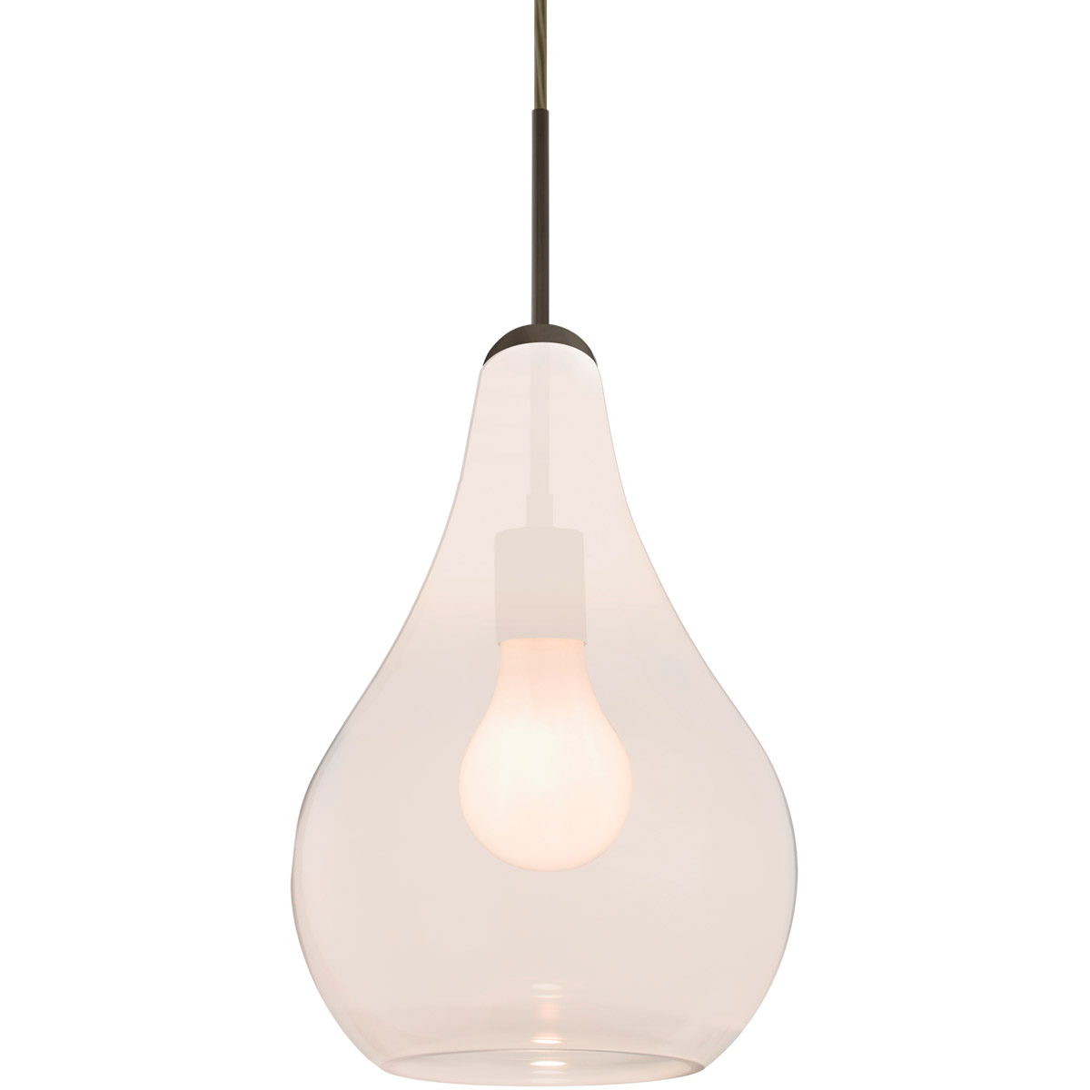 Leon 1 Light Bronze Pendant Ceiling Light 