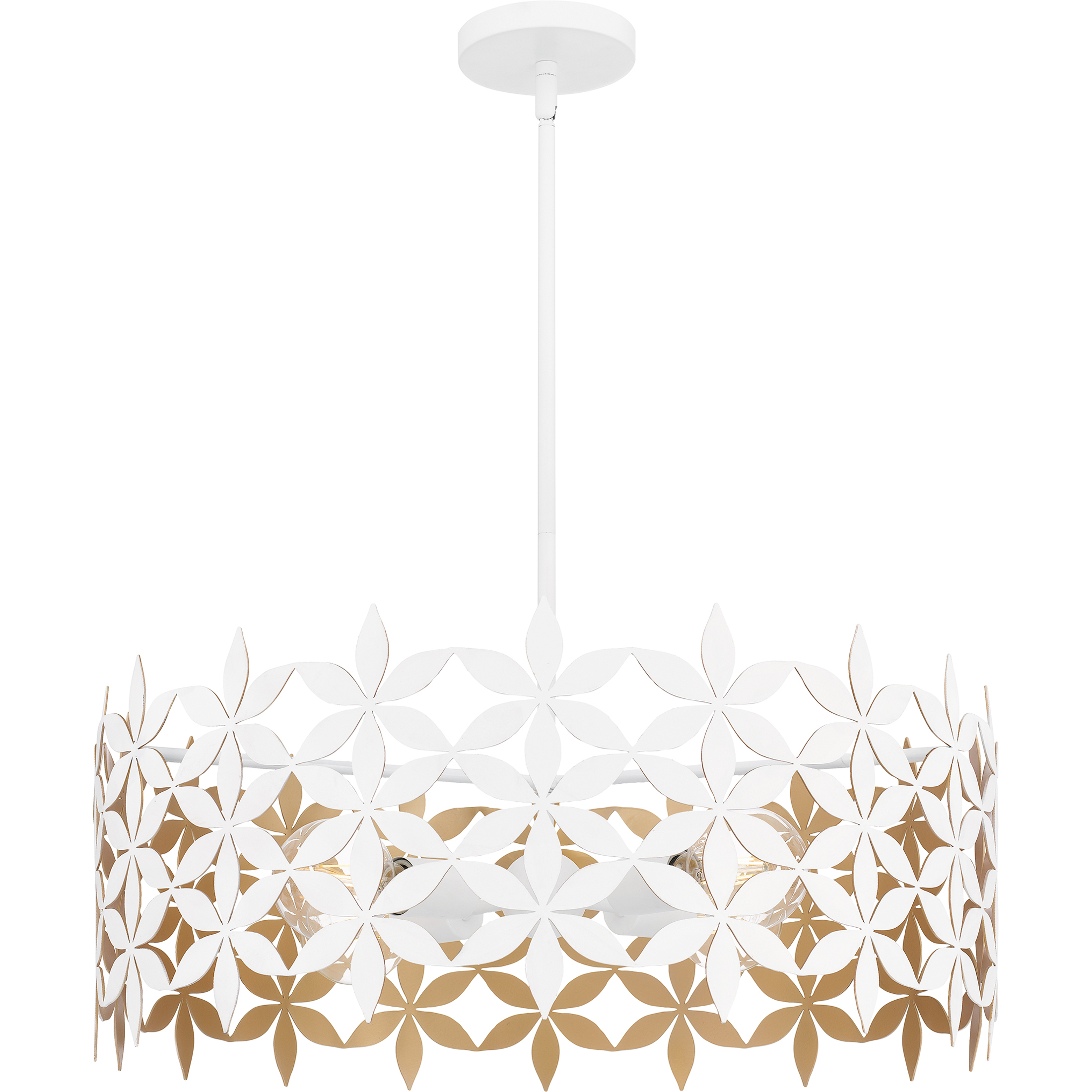 Piper 4 Light 24.25 inch Matte White Pendant Ceiling Light